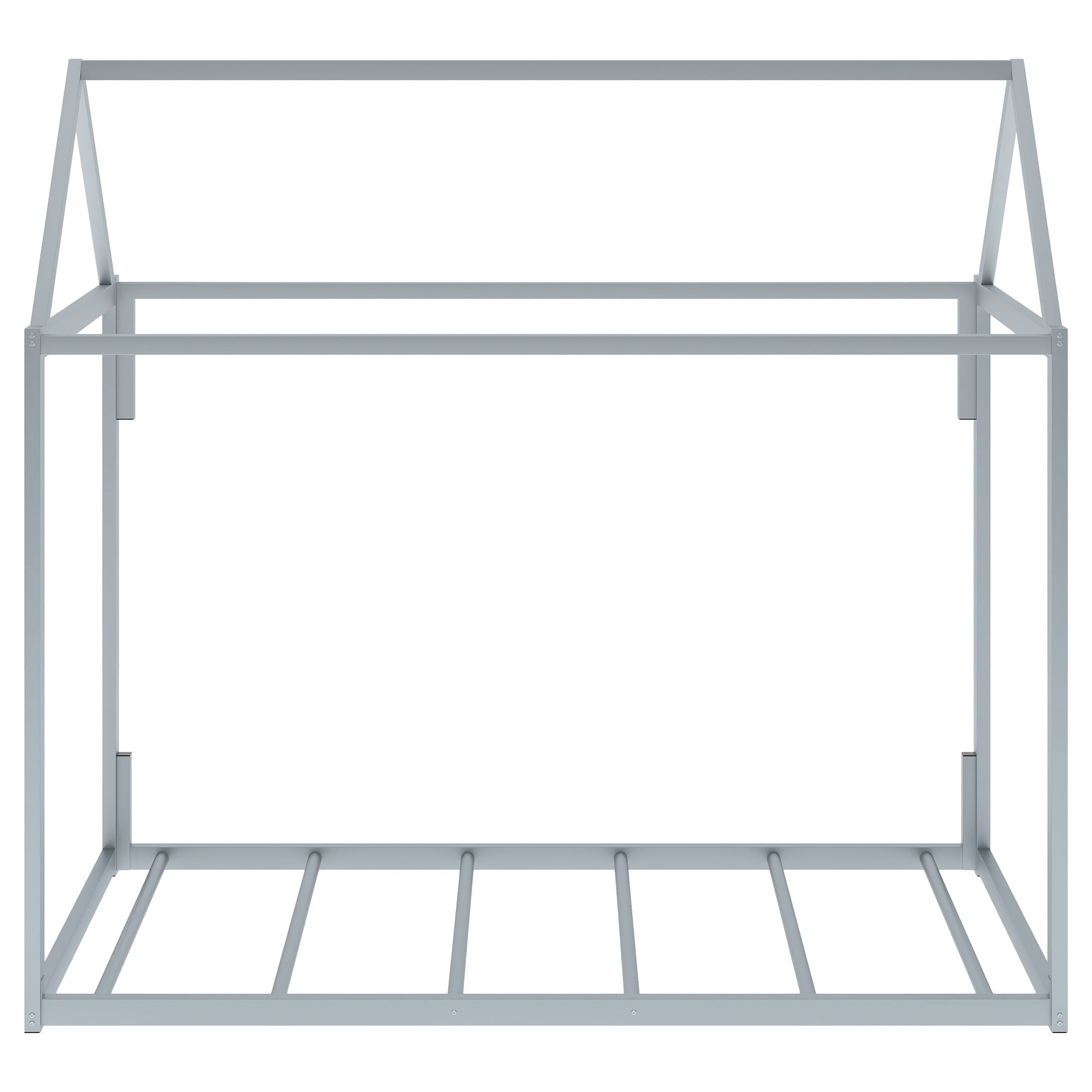 Metal House Shape Platform Bed twin