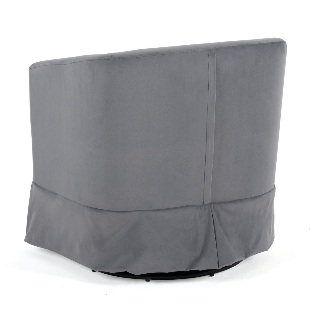 27.36" Wide Swivel Chair Gray