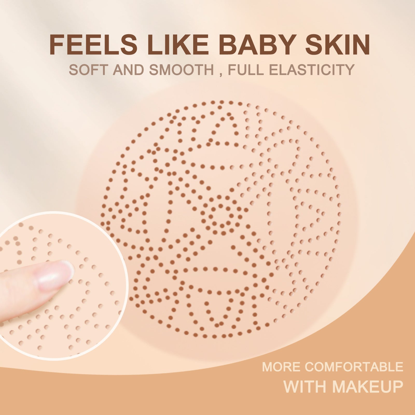 Mushroom Head Air Cushion, Moisturizing Concealer Natural Contortion Isolation Long Lasting Makeup Cream
