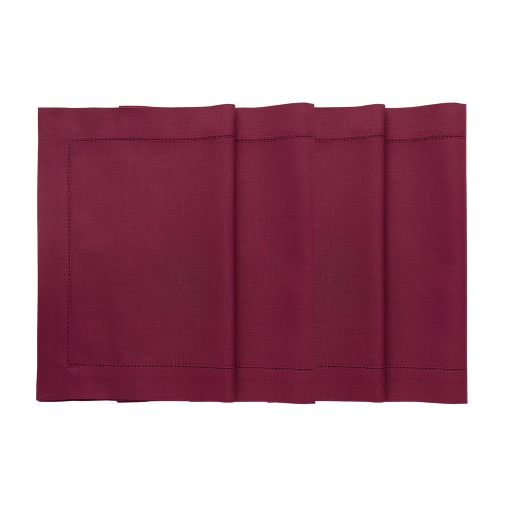 Cotton Linen Hemstitch Placemats