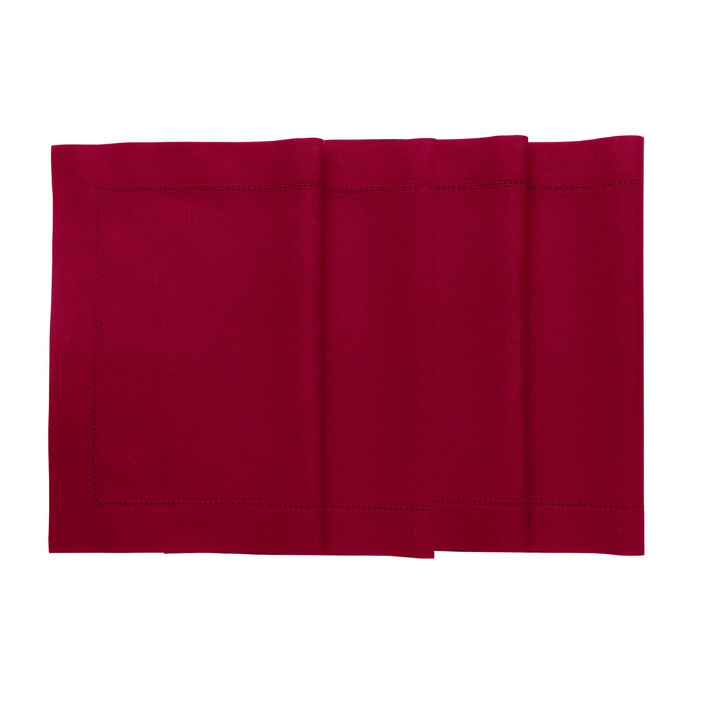 Cotton Linen Hemstitch Placemats