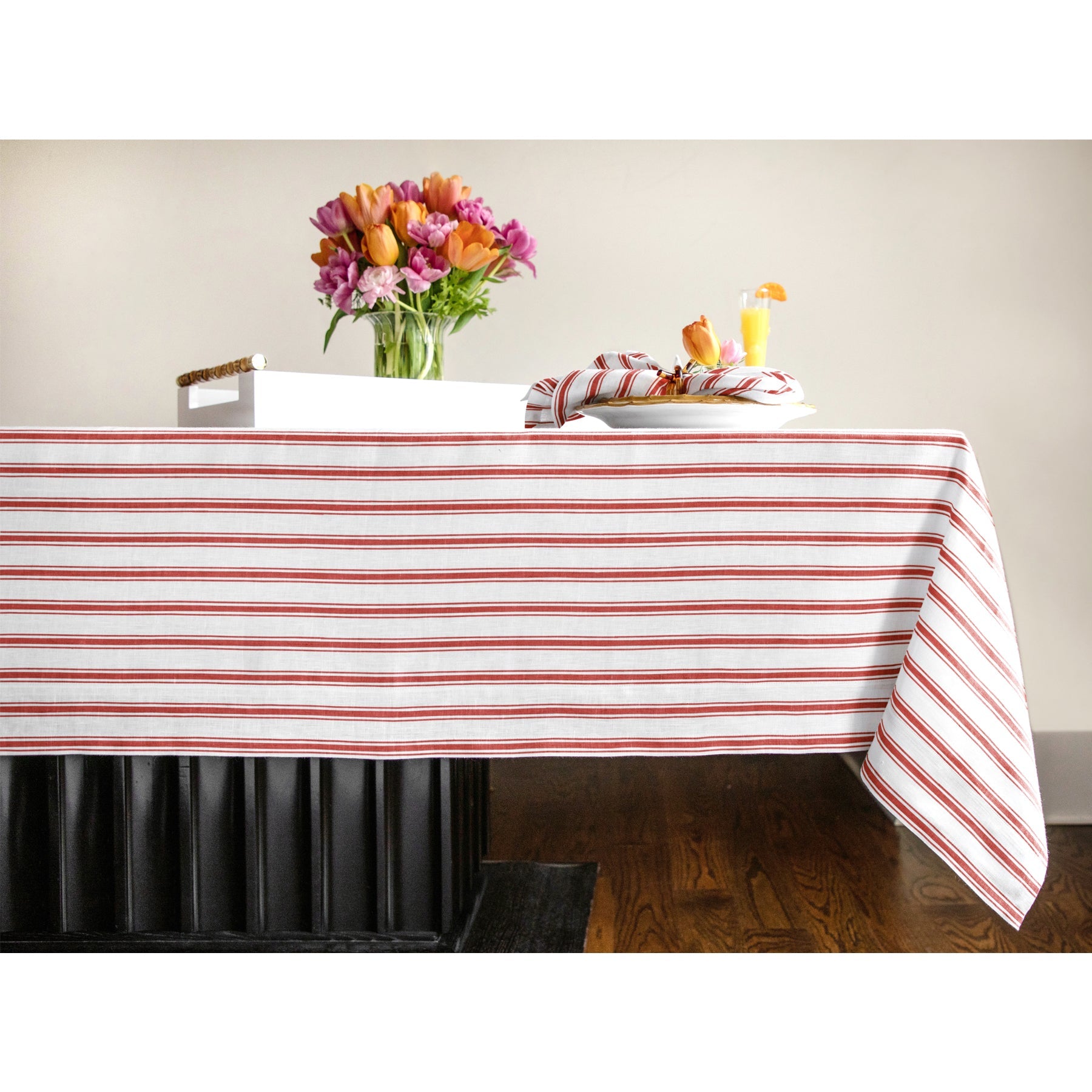 Capri Ticking Stripe Tablecloth