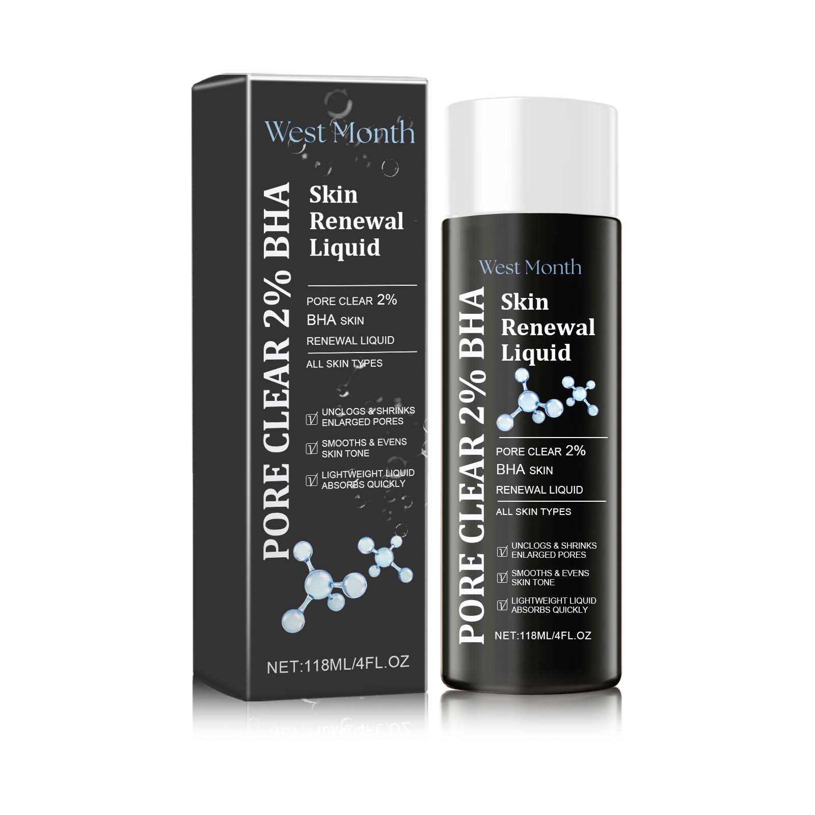 Skin Renewal Liquid, Reduce Acne Print Repair Acne Muscle Mild Clear Acne Hydrating Essence