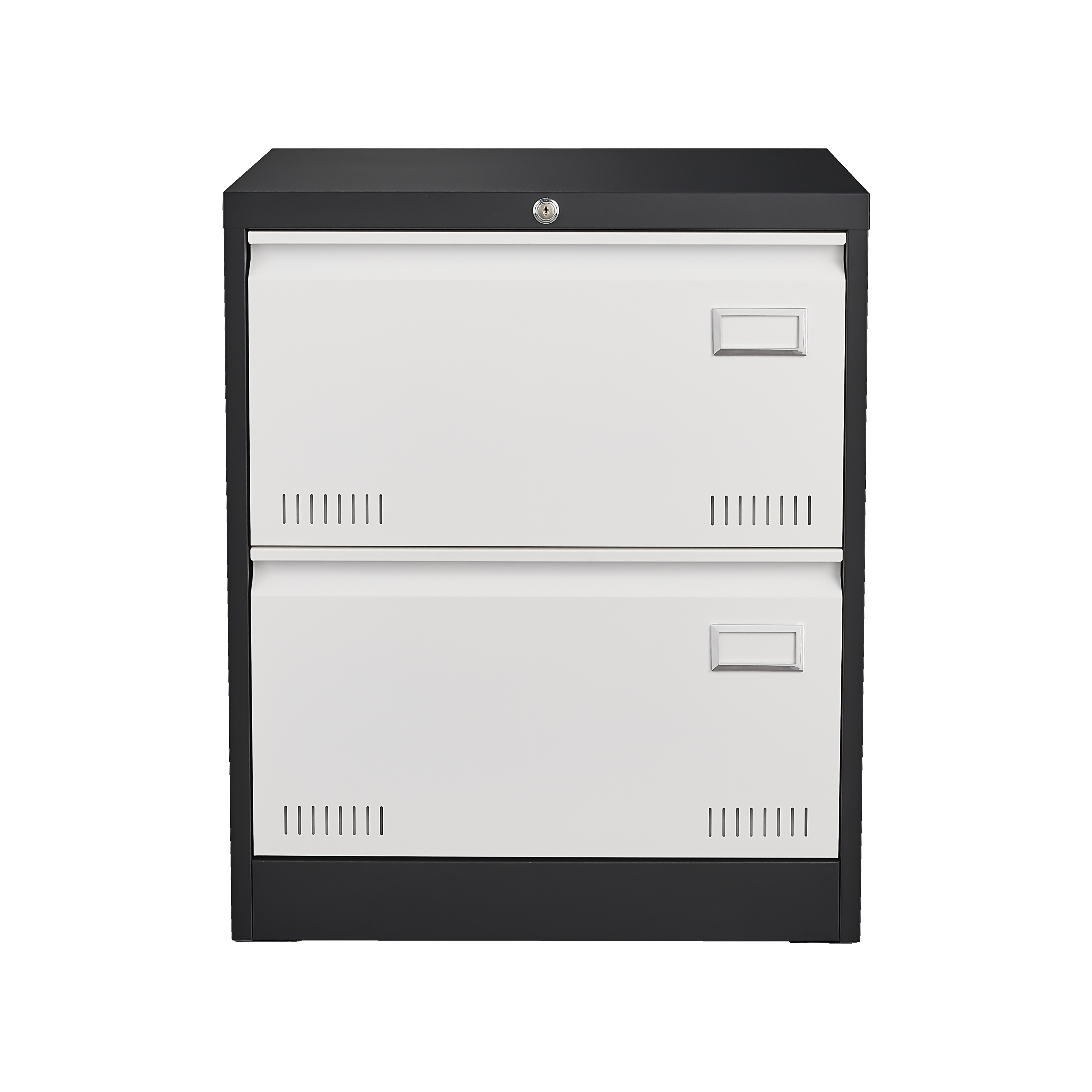 2 Drawer Metal Lateral File Cabinet with Lock Office Vertical Files Cabinet for Home Office/Legal/Letter/A4