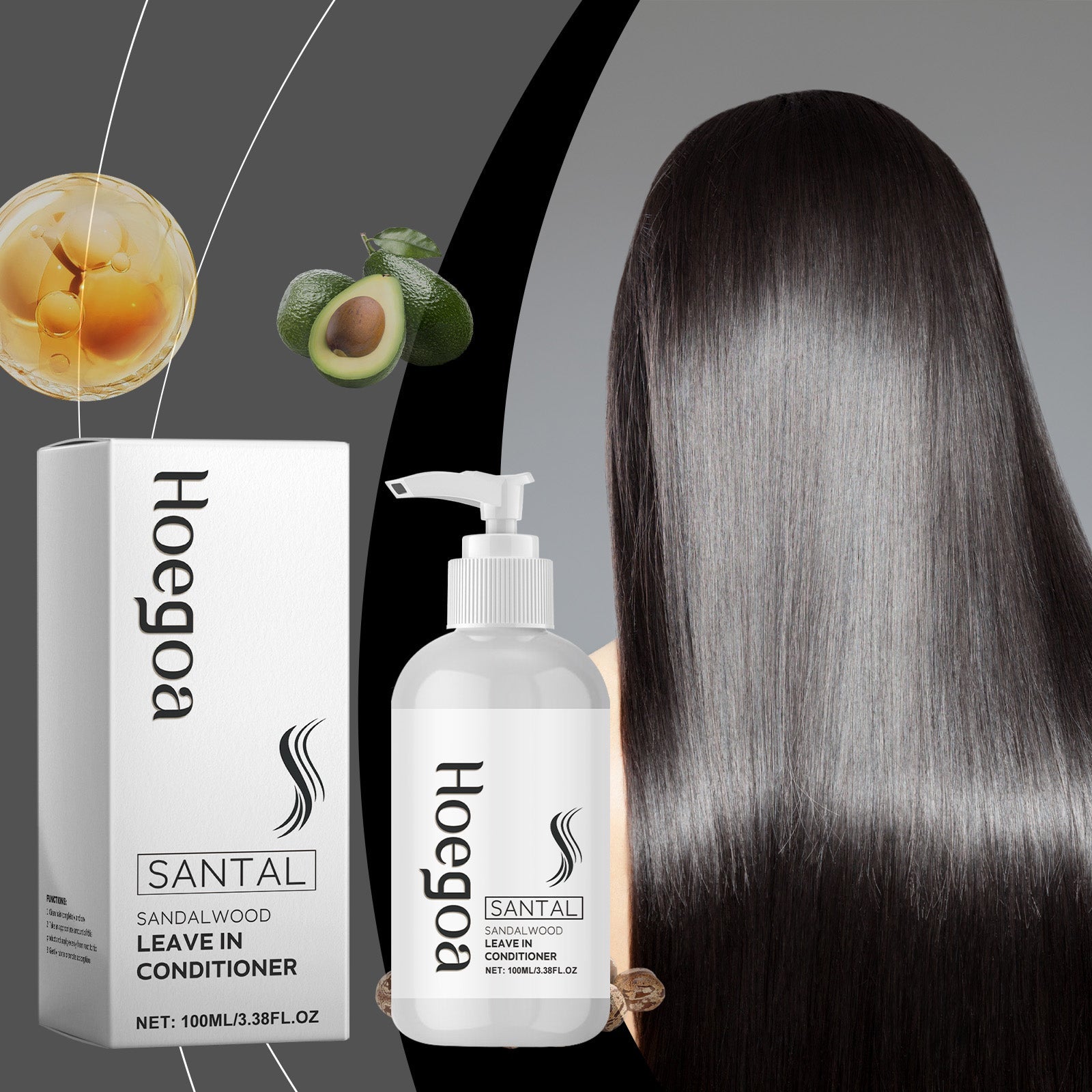 Nourishing Leave-In Conditioner Repair Dry Hair, Moisturize Hair, Soften And Shine Hair Care Essence