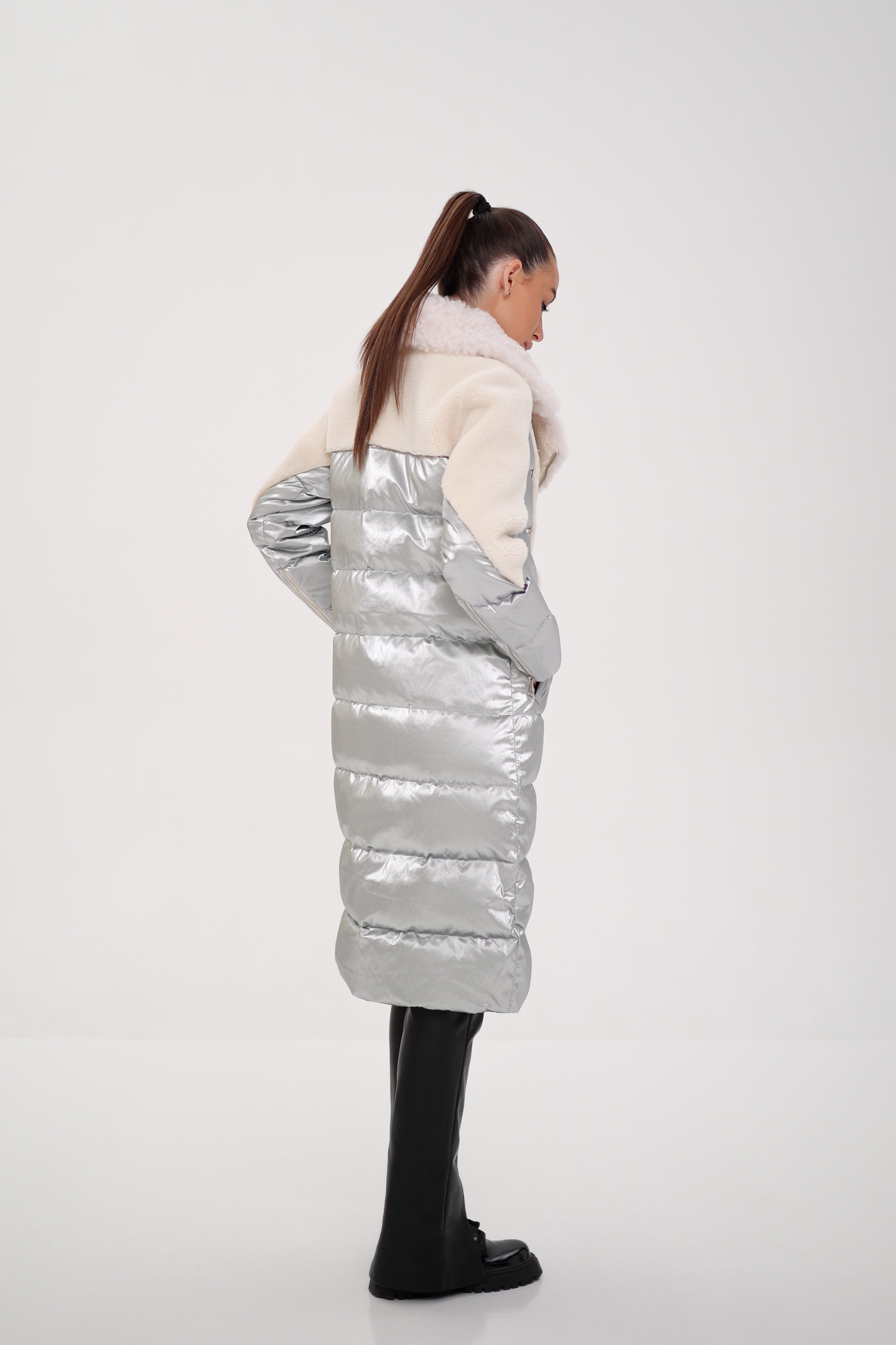 Kalgan Trim Down Long-line Coat