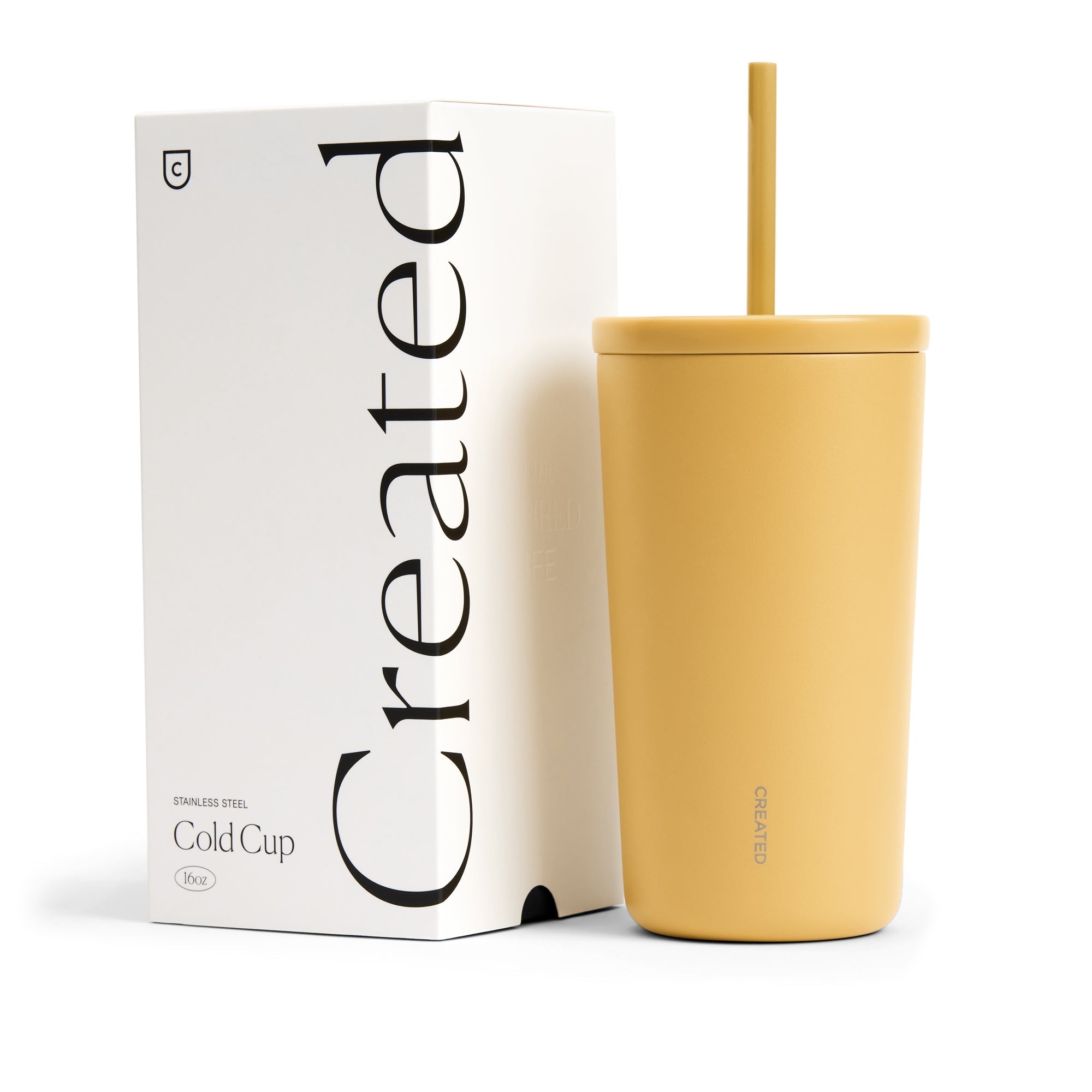 16oz Cold Cup - Loquat Yellow