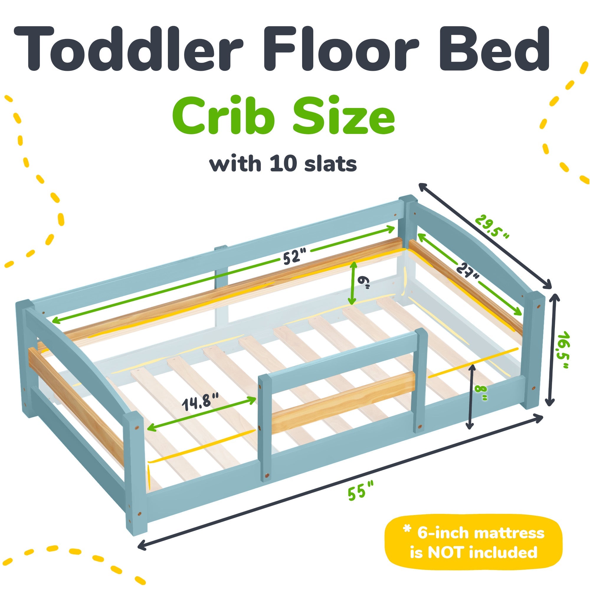 Floor Bed - Crib Size