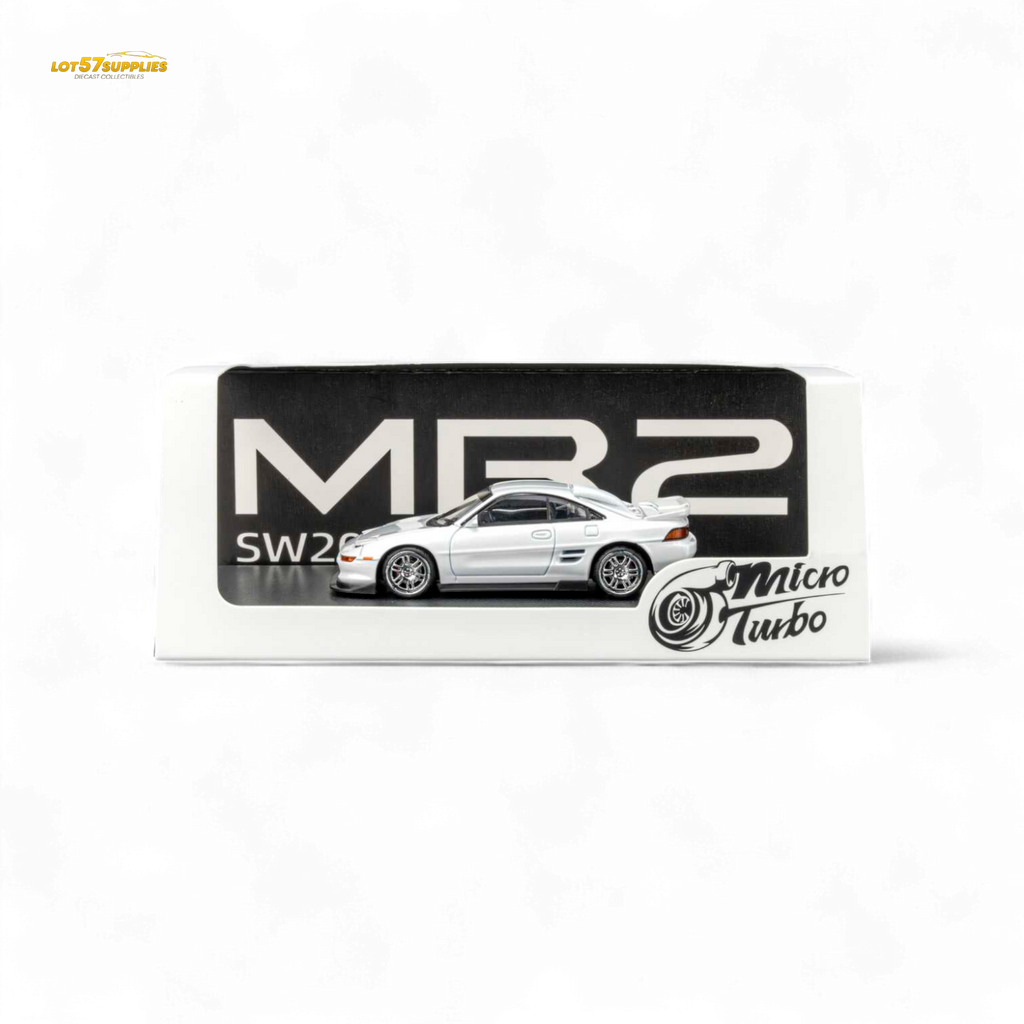 (Pre-Order) Microturbo Toyota MR-2 SW20 Revision 4 V2 – White 1:64