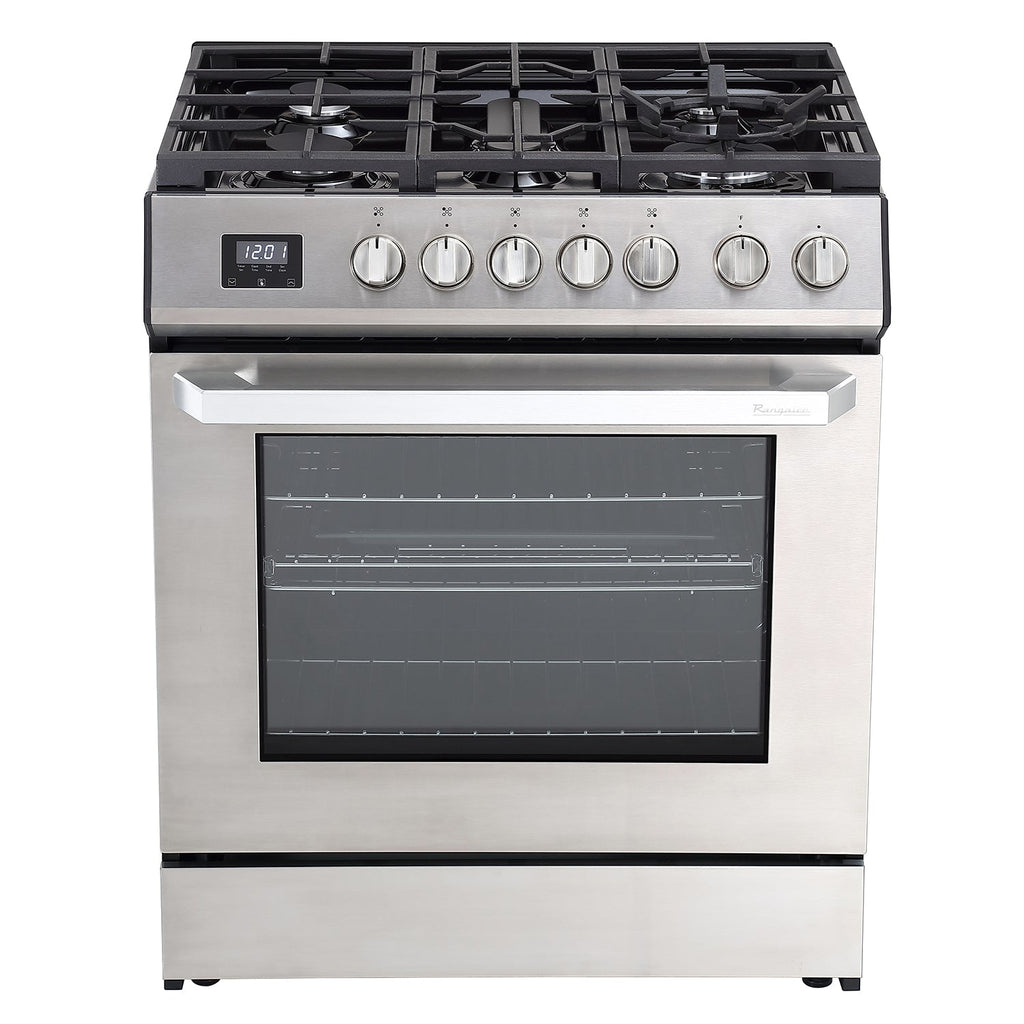 Rangaire 30" Gas Range Convection Oven Slide-in Stainless Steel RRG303TS