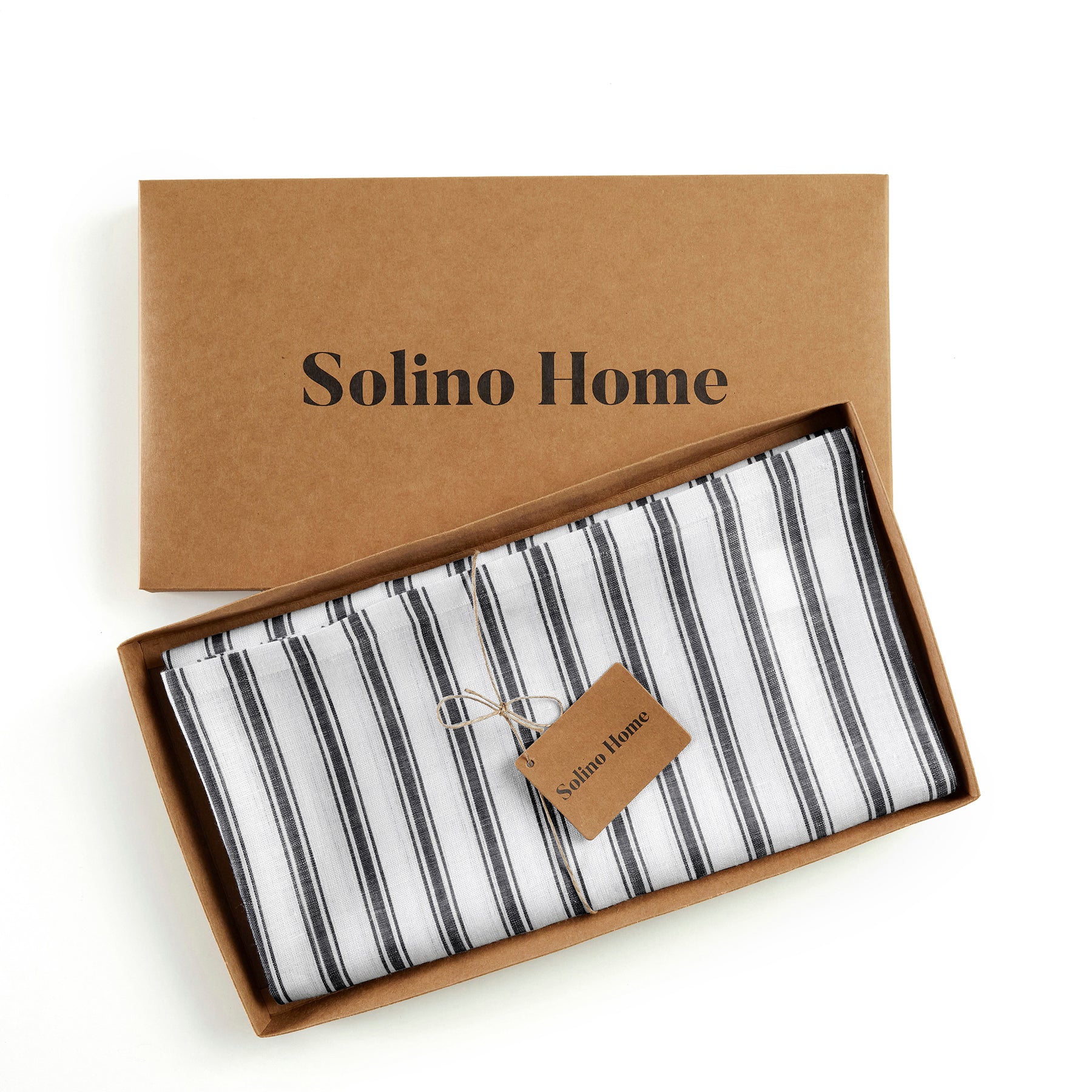 Capri Ticking Stripe Table Throw