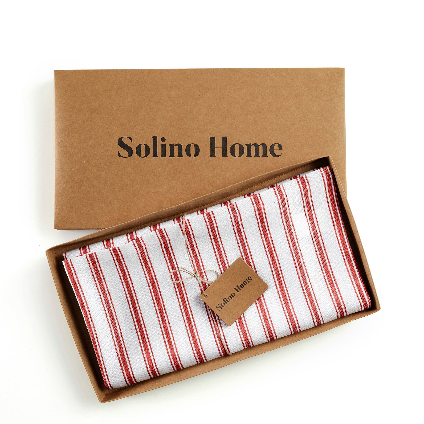 Capri Ticking Stripe Table Throw