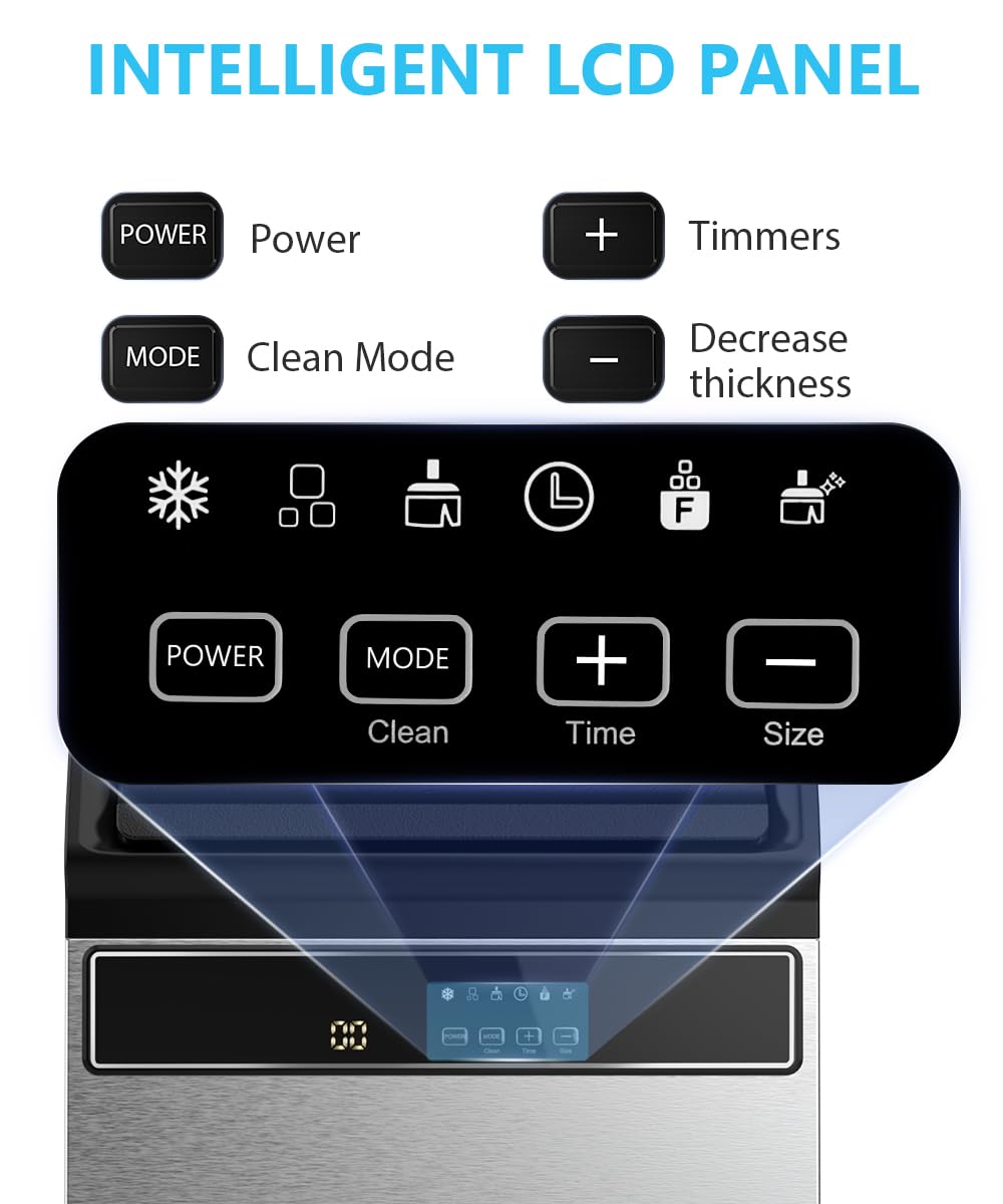 100LBS/200LBS/265LBS  Freestanding Commercial Ice Maker Z5845A