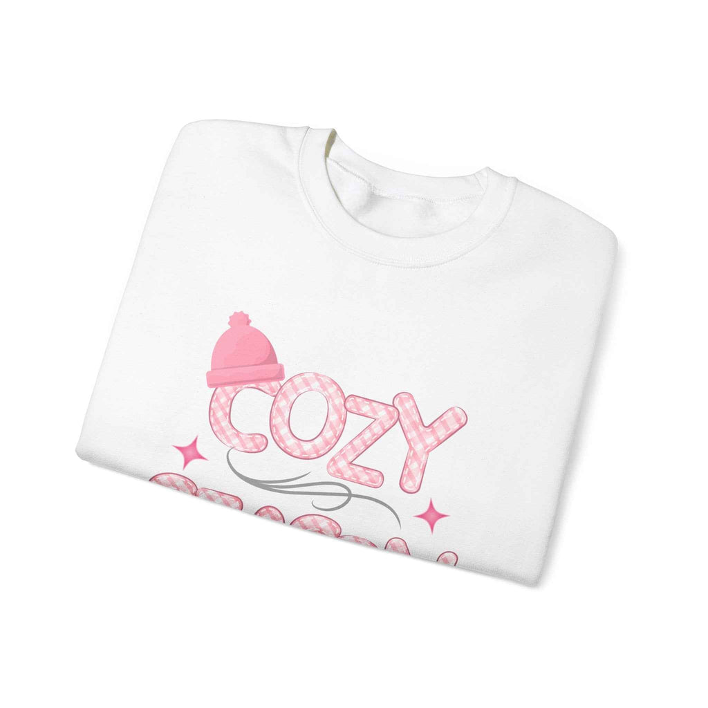Pink Cozy Adult Sweatshirt - Comfortable Crewneck Women's Top