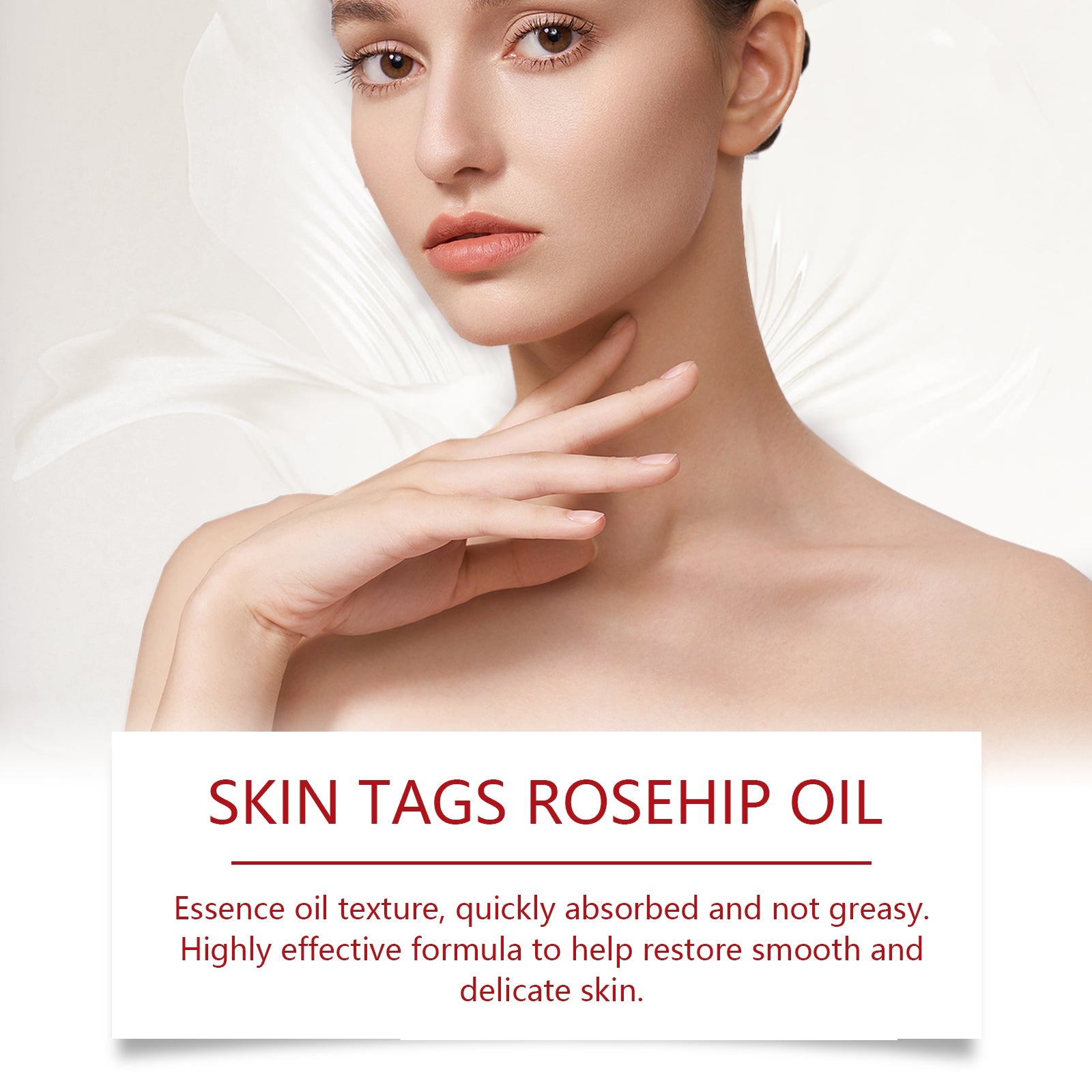 Rosehip Seed And Wart Essence Oil, Moisturizes And Restores Smooth Skin