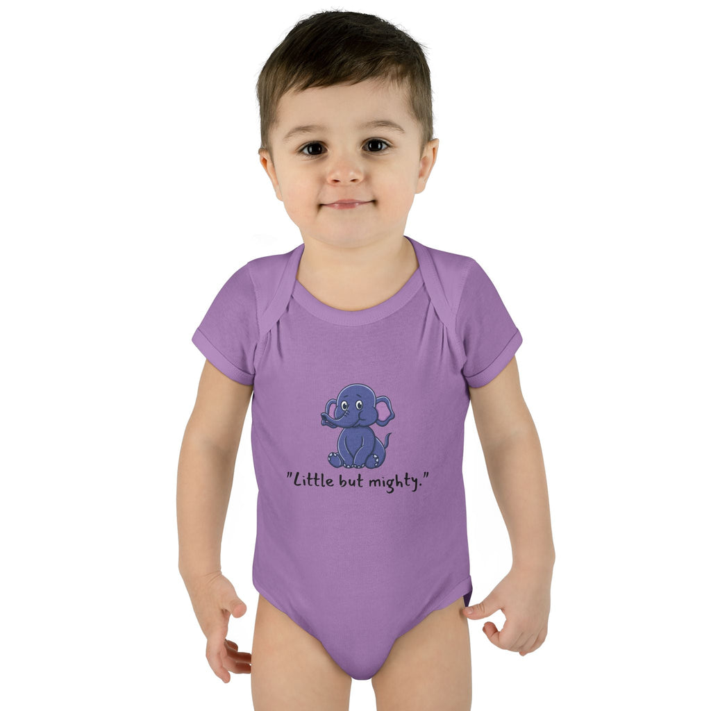 Baby Bodysuit - Little But Mighty Elephant