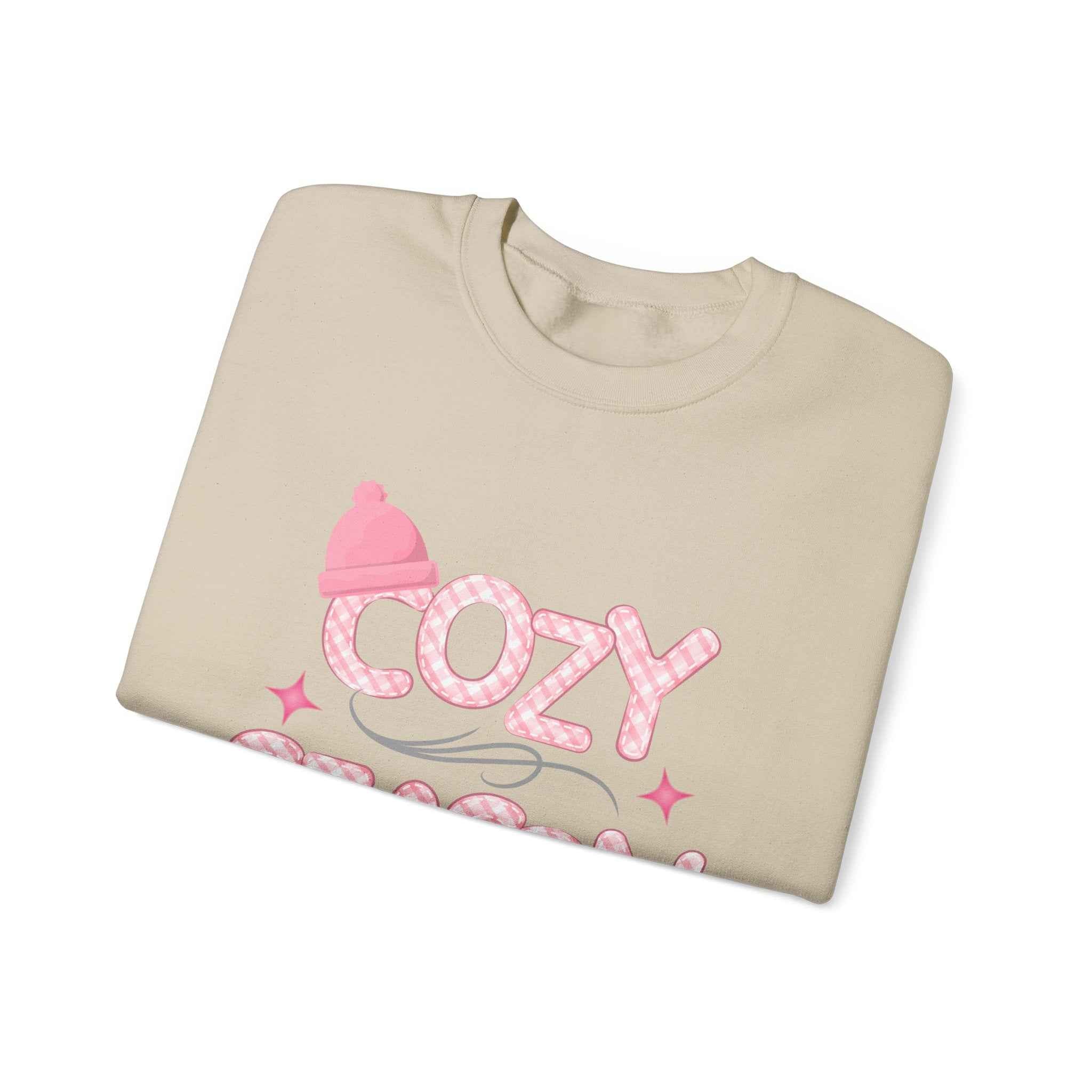 Pink Cozy Adult Sweatshirt - Comfortable Crewneck Women's Top