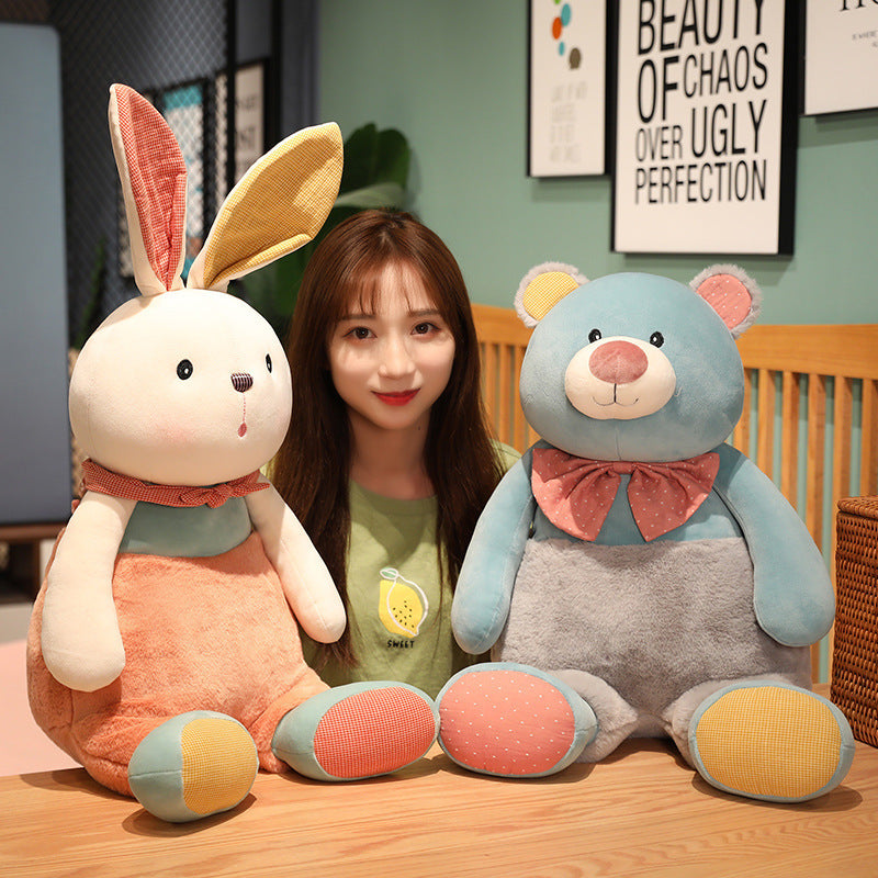 Cute Rabbit Sleeping Pillow Soothing Doll Cloth Doll
