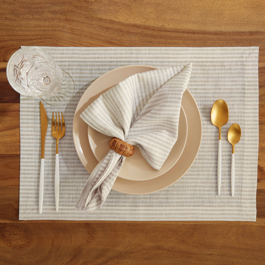 Narrow Stripe Napkins, Set of 4