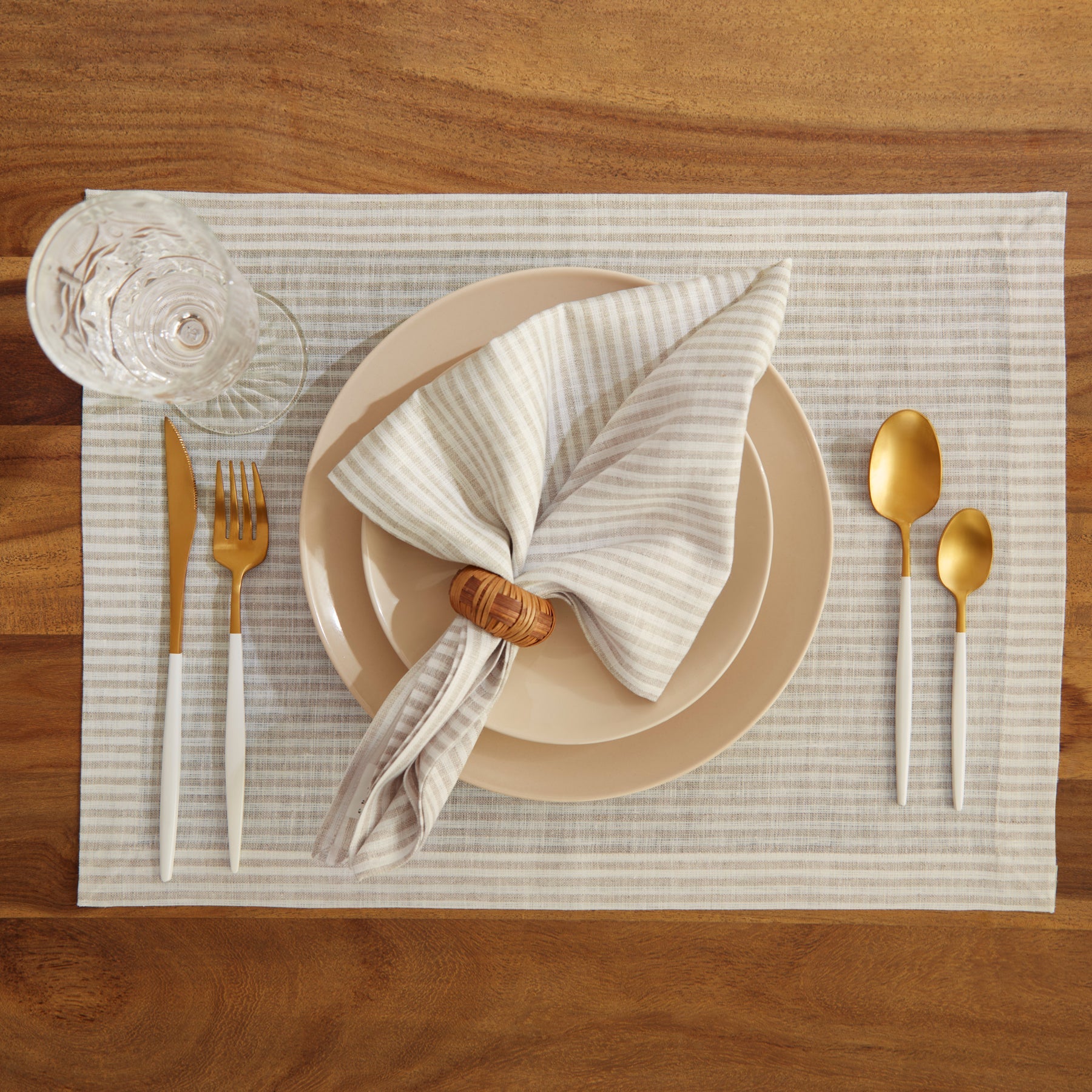Narrow Stripe Napkins, Set of 4