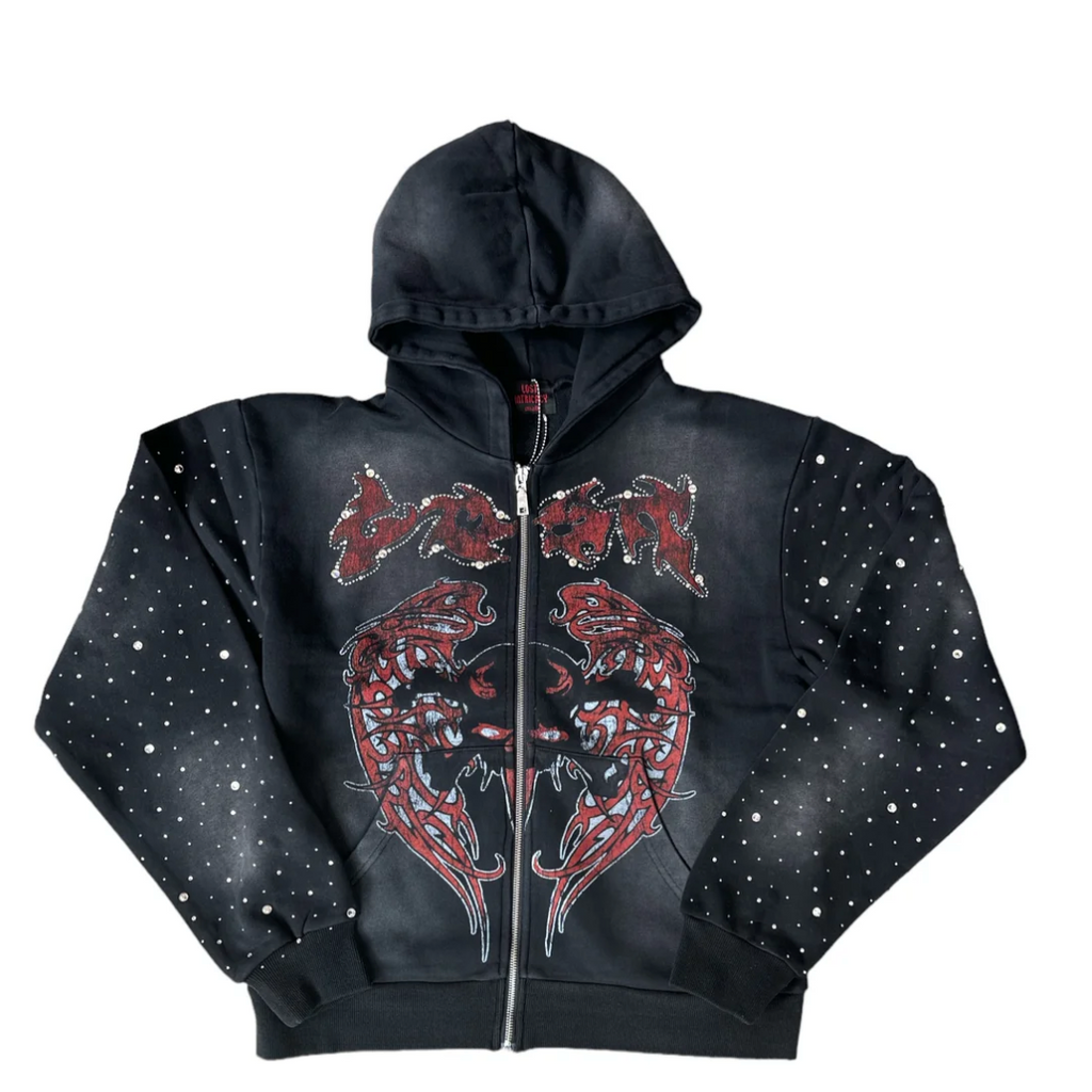 LOST Evil Wing Zip Up Hoodie