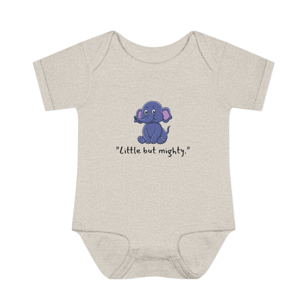 Baby Bodysuit - Little But Mighty Elephant