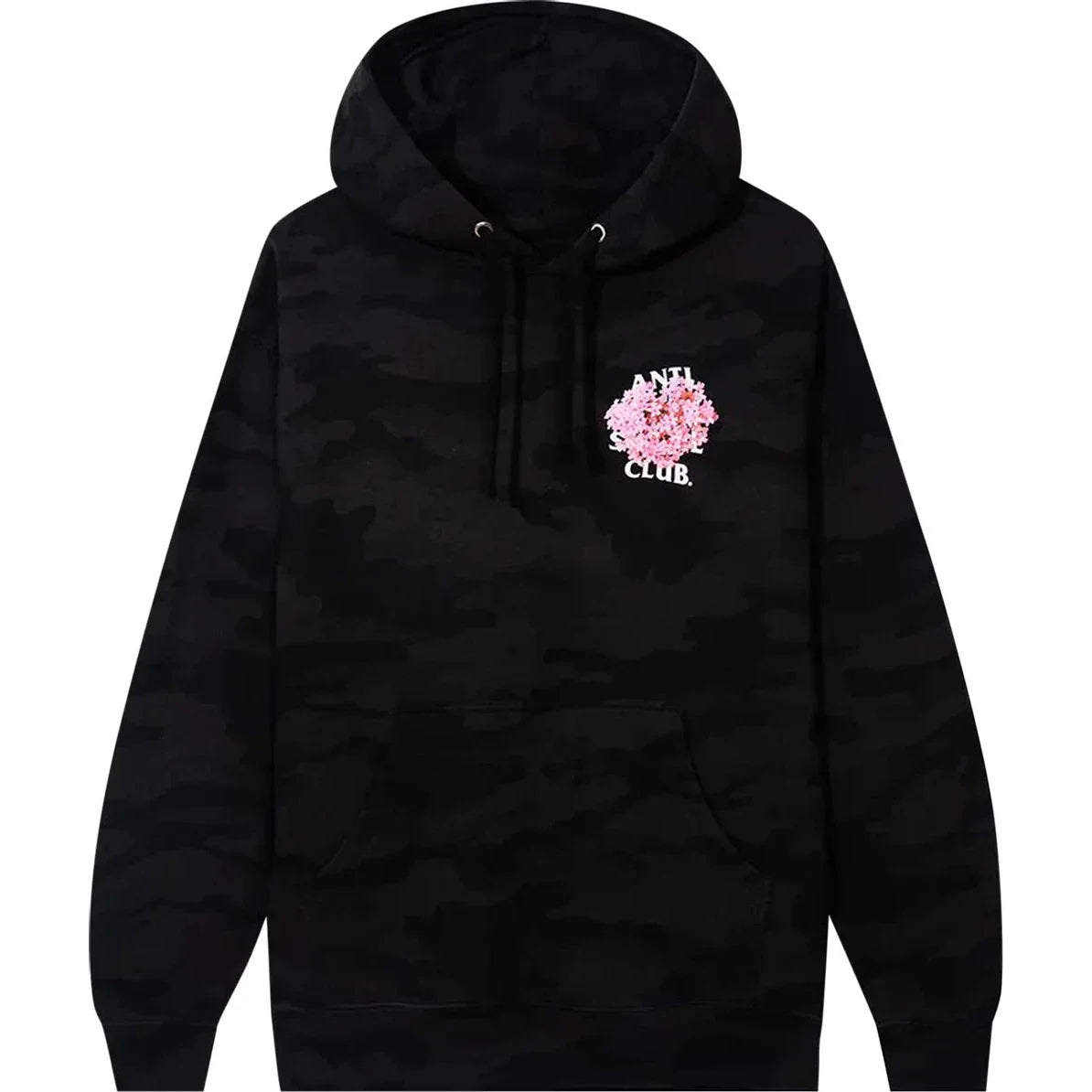 Anti Social Social Club All Rise Hoodie 'Black Camo'