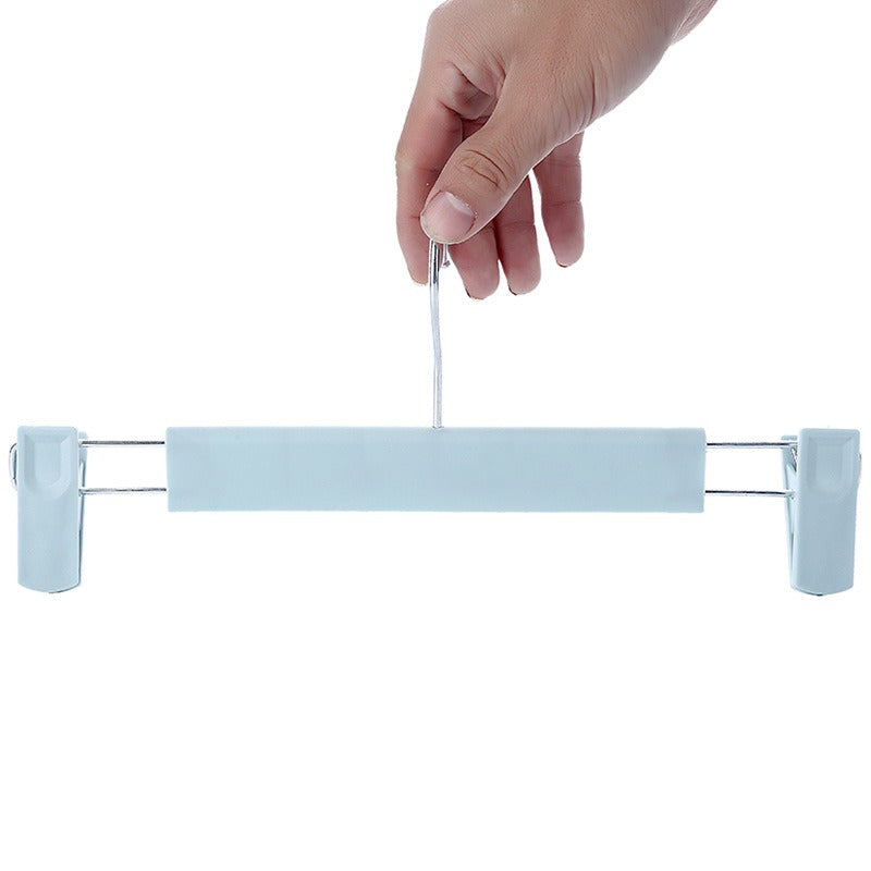 Non-Slip Plastic Clothes Rack Trouser Rack Skirt Clip Underwear Rack Frosted Drying Clothes Rack