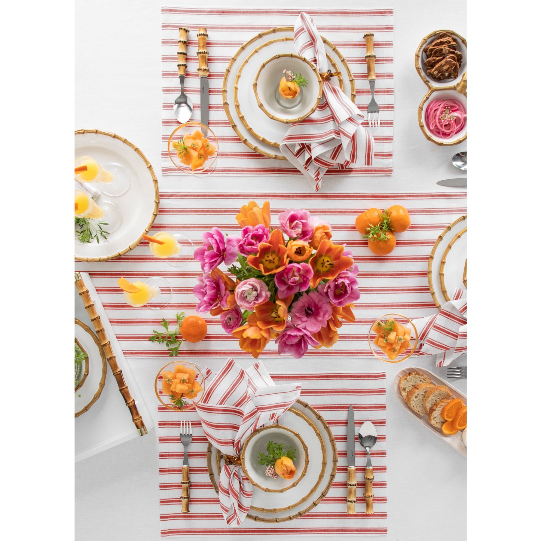 Capri Ticking Stripe Placemats