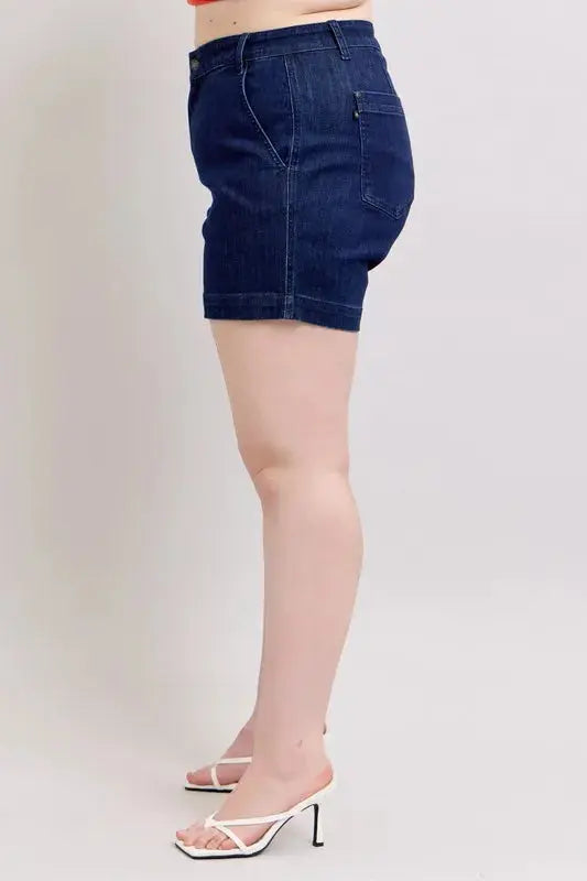 Judy Blue Jeans - Full Size High Waist Denim Shorts