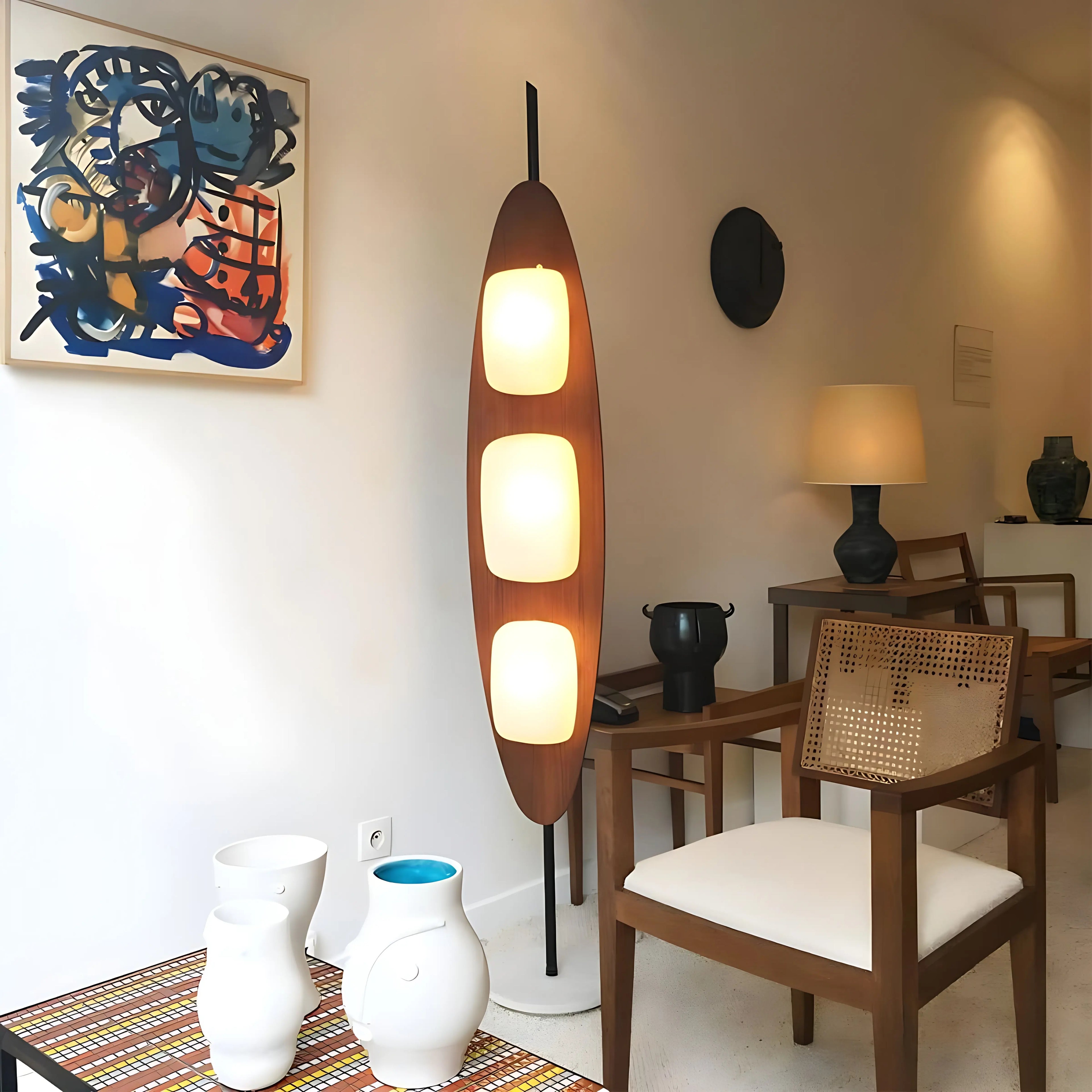 Totem Surfboard Floor Lamp