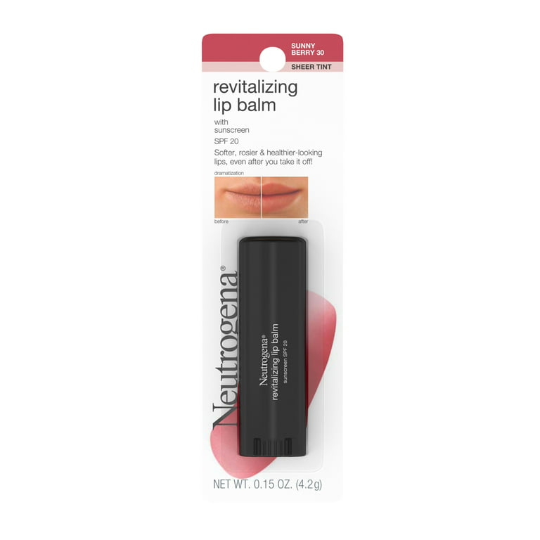 NEUTROGENA Revitalizing Tinted SPF 20 Lip Balm