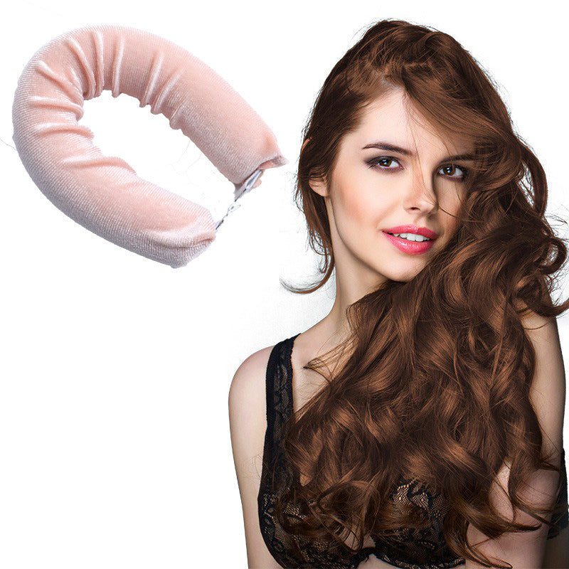 Sleeping lazy heatless hair curler simple big wave bold curling iron