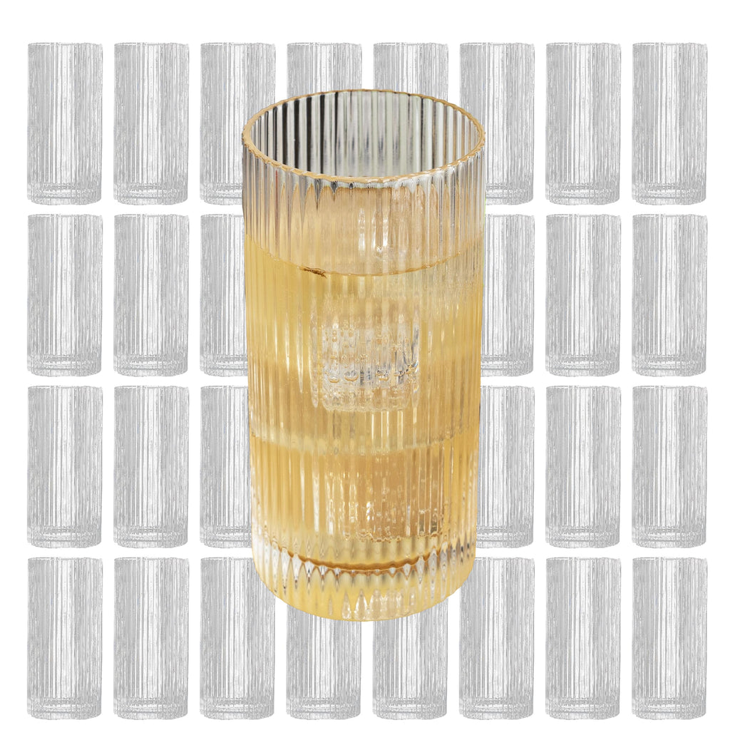 Vintage Straight Line Tumbler -  12oz