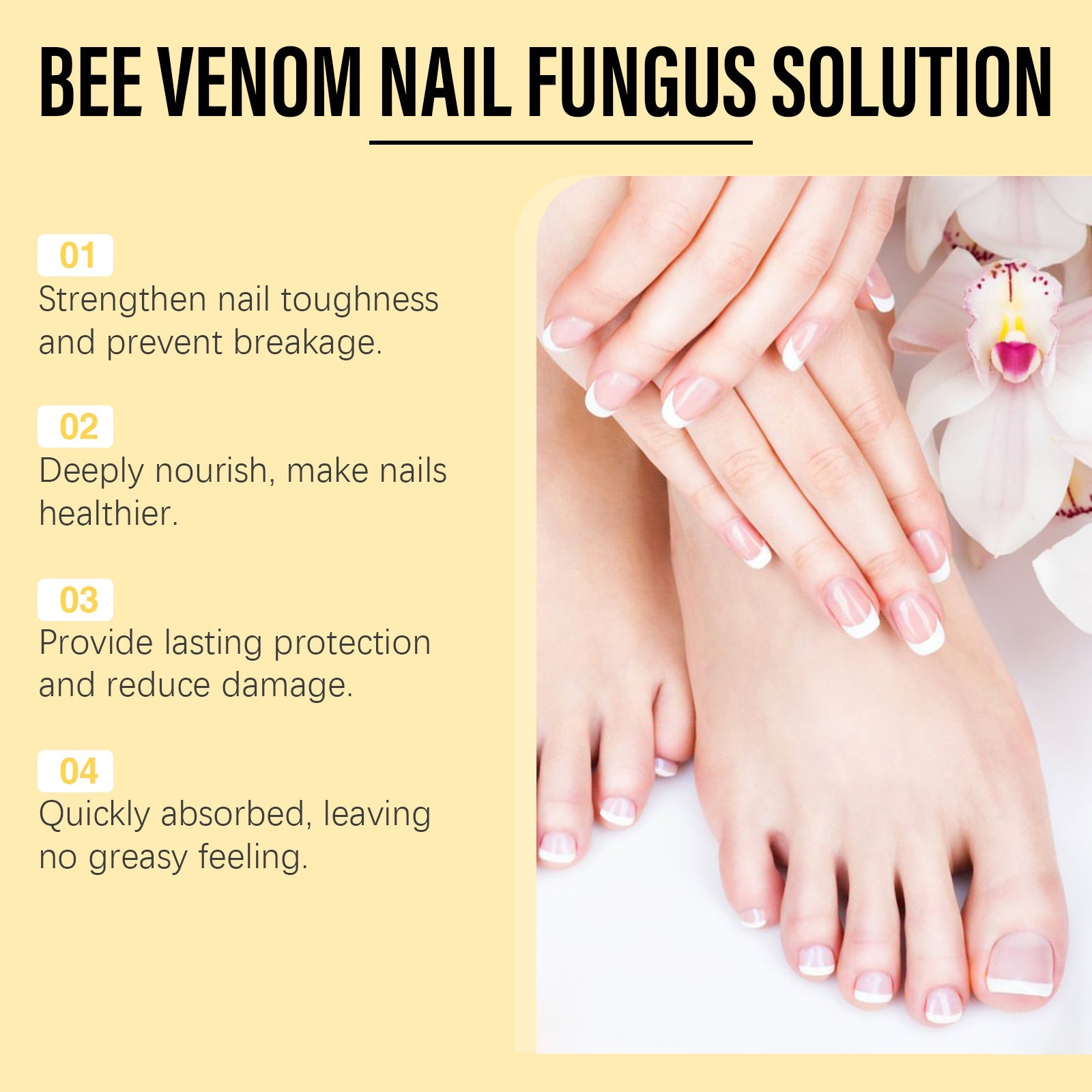 Bee Venom Nail Care Essence Foot Gray Nails Brightening Nails Rotten Nails Soft Nails Nail Care
