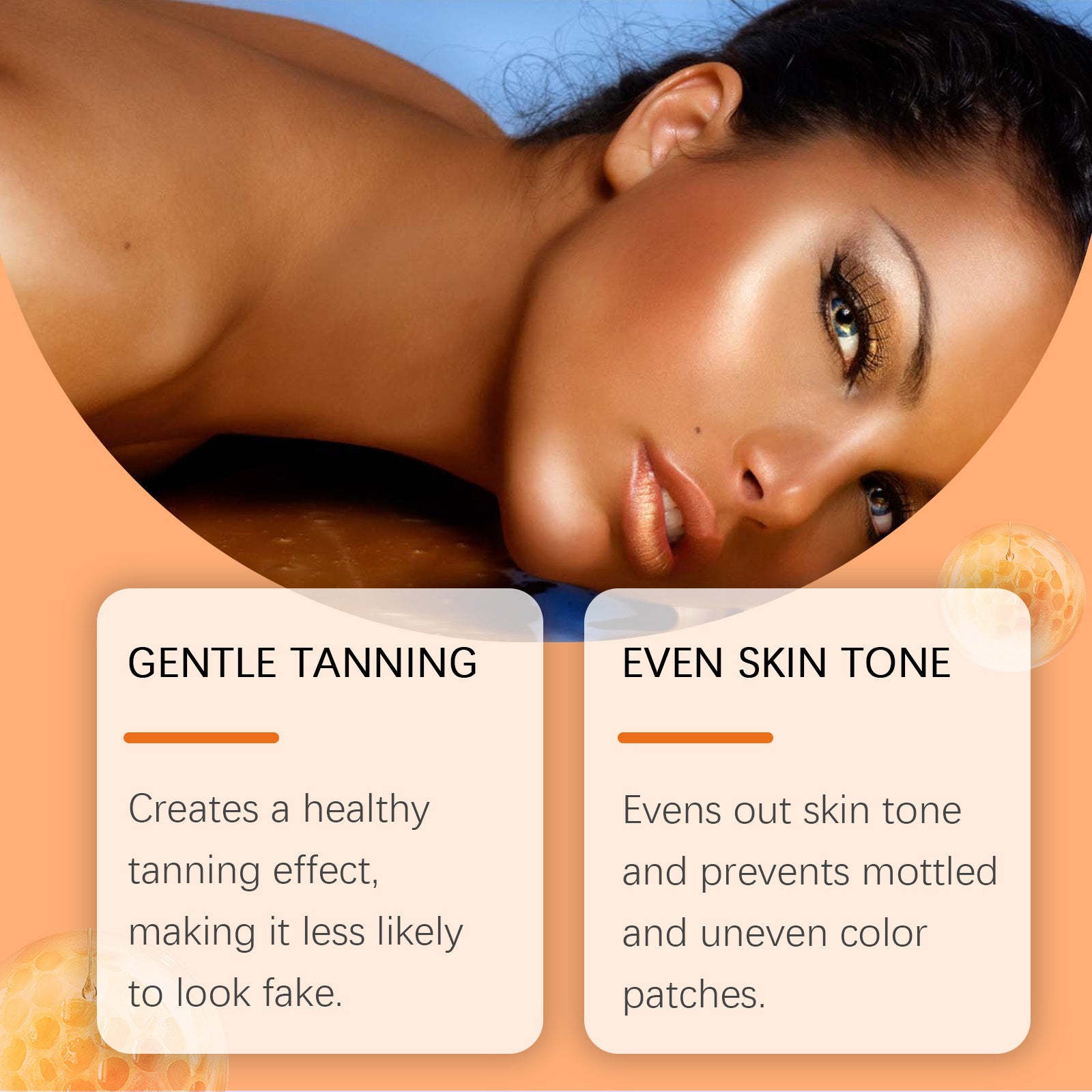 Black Essence, Summer Outdoor Body Care Natural And Even Skin Tanning Moisturizing Essence