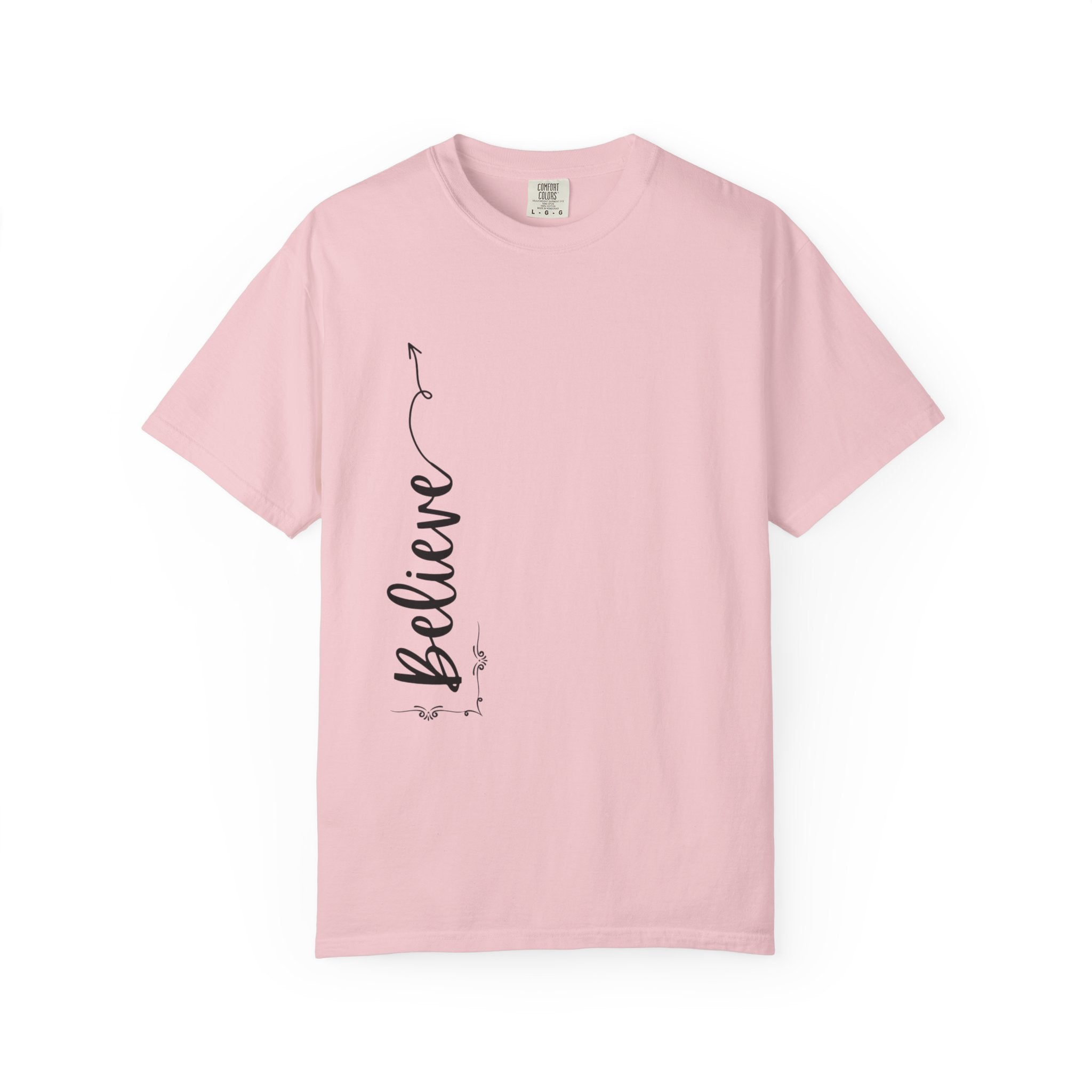 Believe Women's T-shirt for Adults - Inspirational Apparel