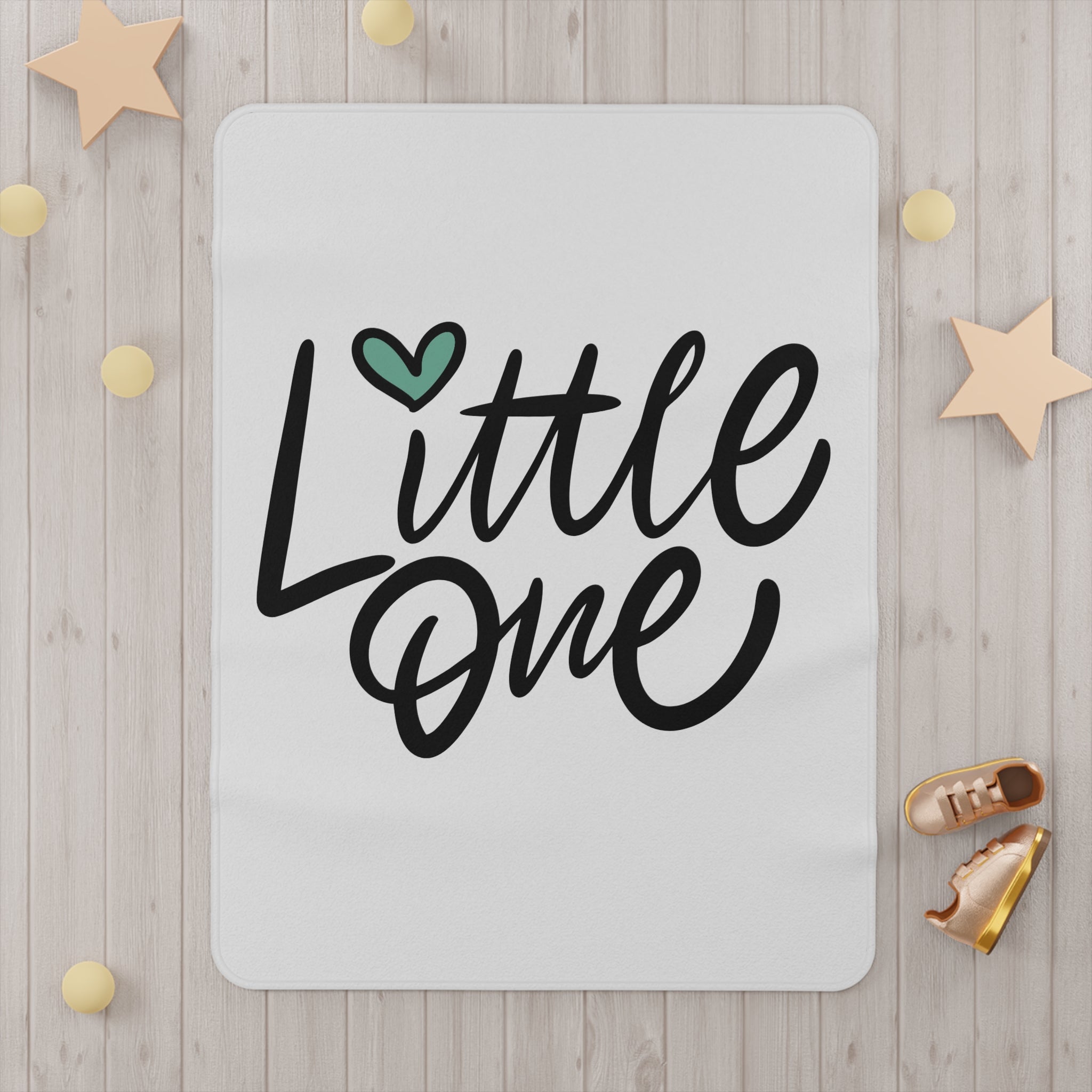 Cozy Toddler Blanket - 'Little One' Baby Gift, Nursery Decor, Soft Throw for Kids, Baby Shower Present, Birthday Gift
