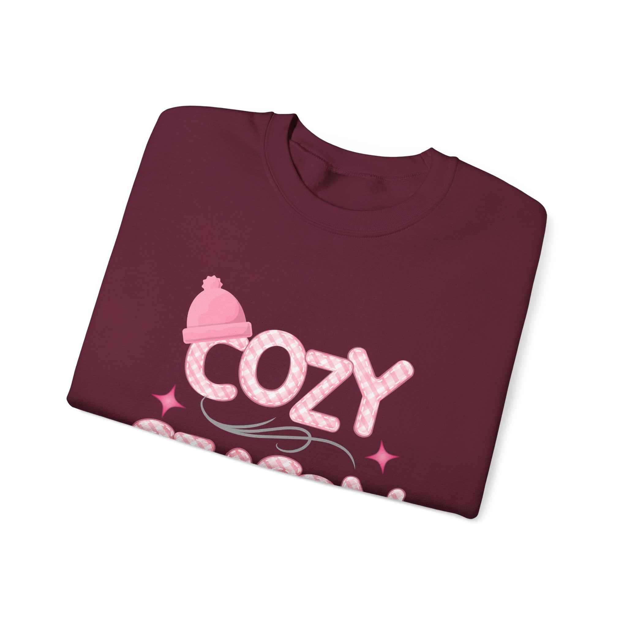 Pink Cozy Adult Sweatshirt - Comfortable Crewneck Women's Top