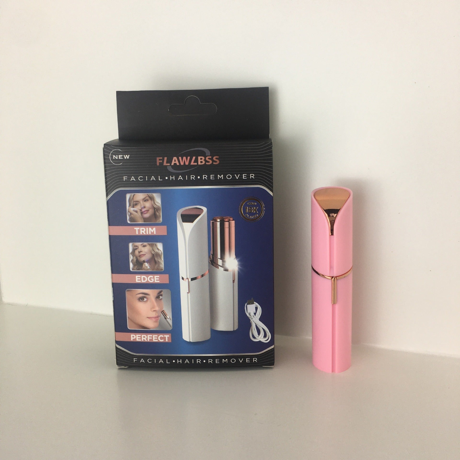Lipstick eyebrow trimmer, women's shaver, hair remover, electric eyebrow trimmer, charging eyebrow trimmer, hair scraper