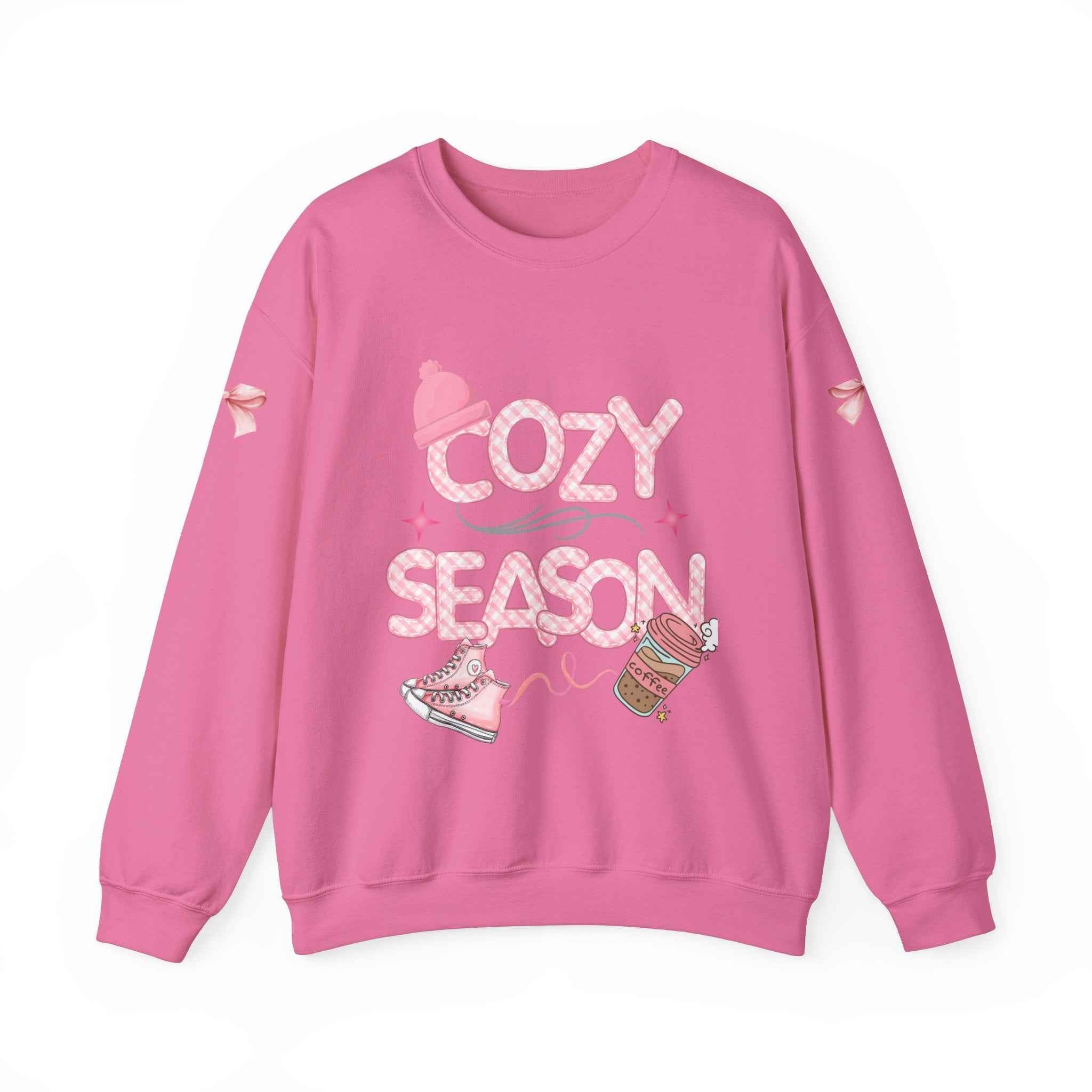 Pink Cozy Adult Sweatshirt - Comfortable Crewneck Women's Top