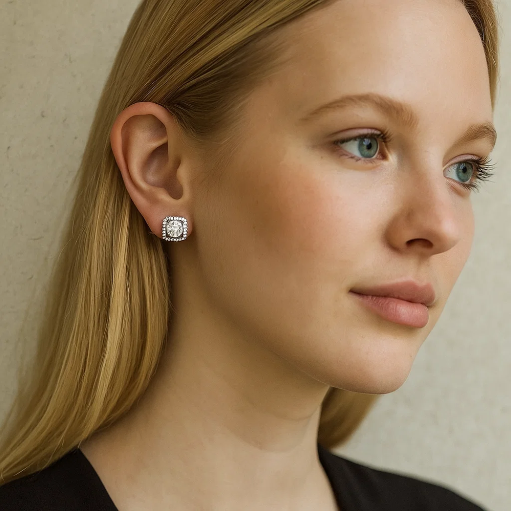 Katlyn Crystal Stud Earrings