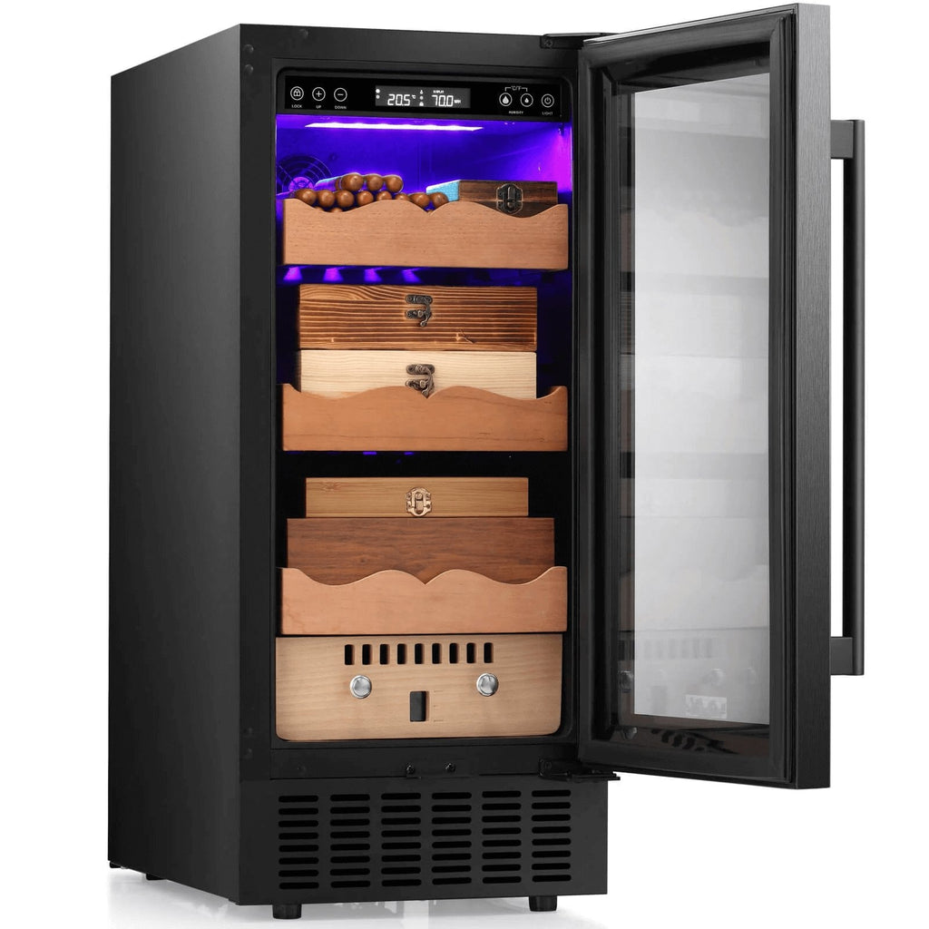 15 Inch Cigar Humidor Electric Humidor Black X5196H