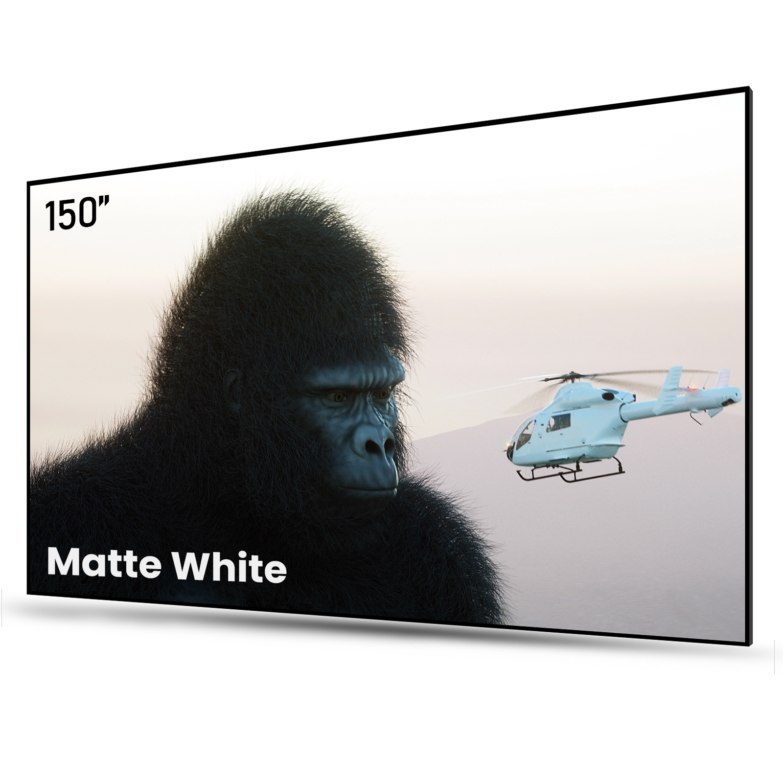 100''-180'' Matte White Screen