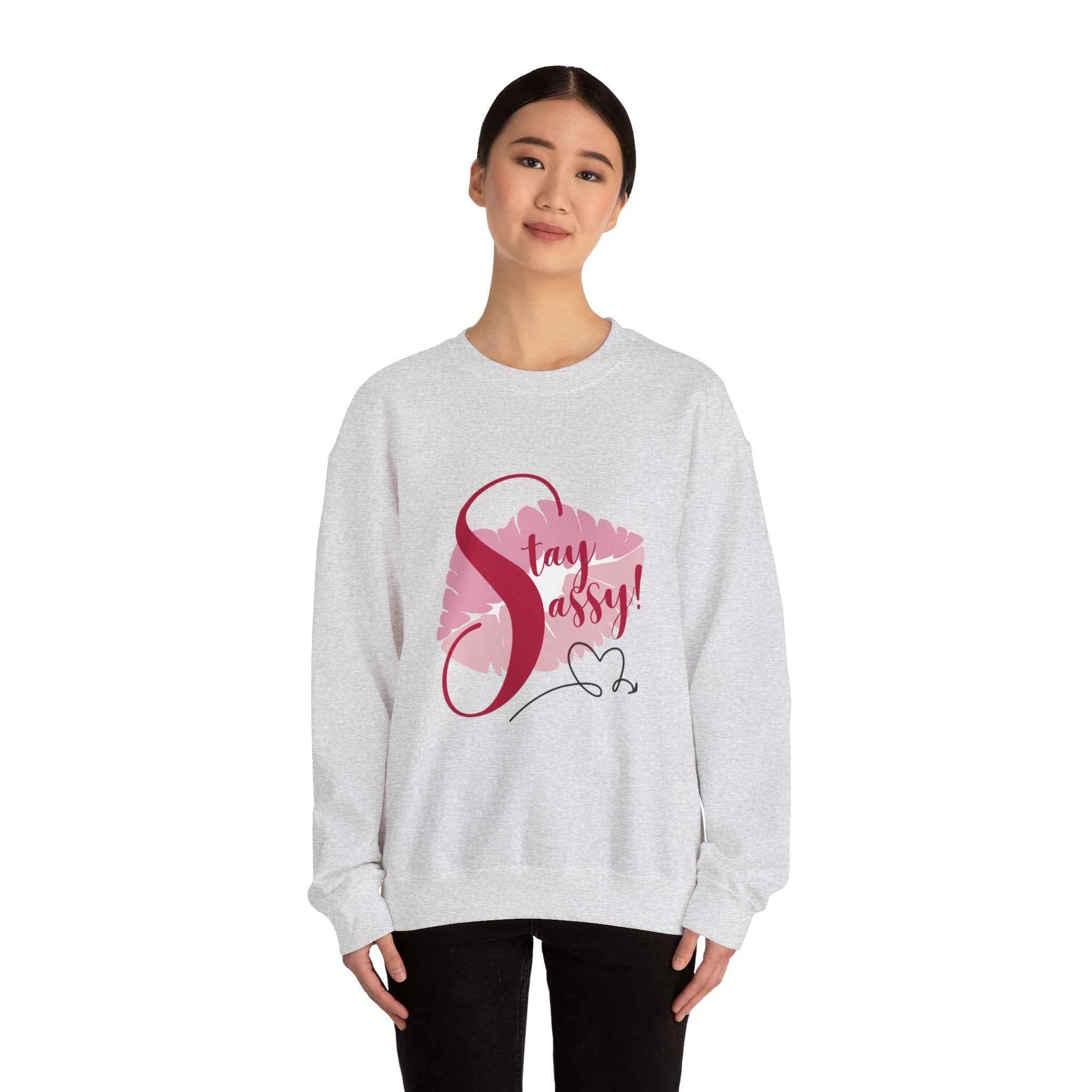 Stay Sassy Crewneck Women's Top