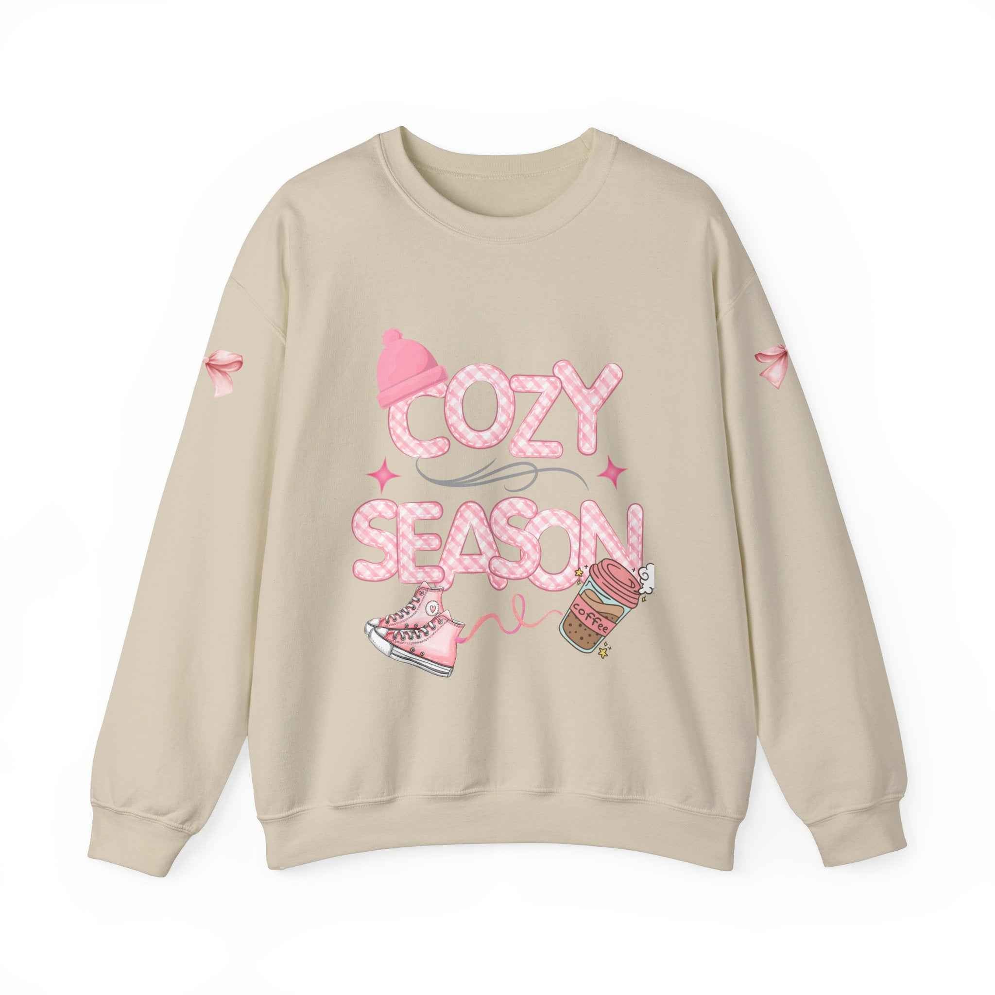 Pink Cozy Adult Sweatshirt - Comfortable Crewneck Women's Top