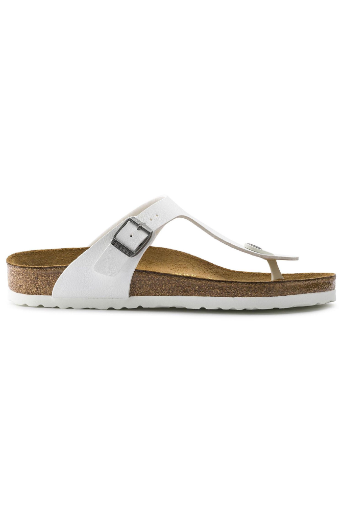 Birkenstock Gizeh Birko-Flor Regular Width in White