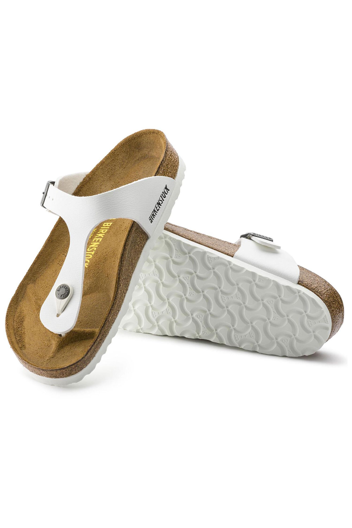 Birkenstock Gizeh Birko-Flor Regular Width in White