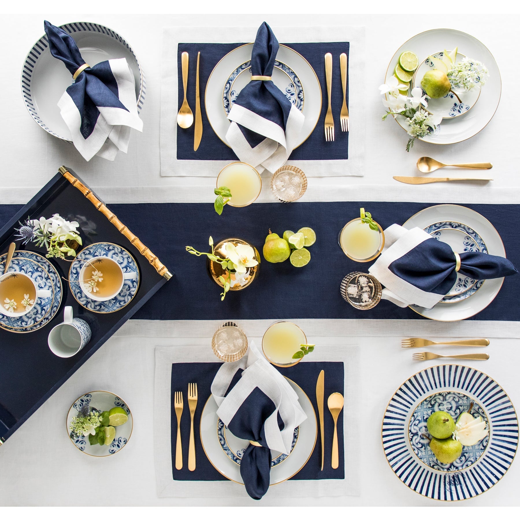 Festive Edge Napkins, Set of 4