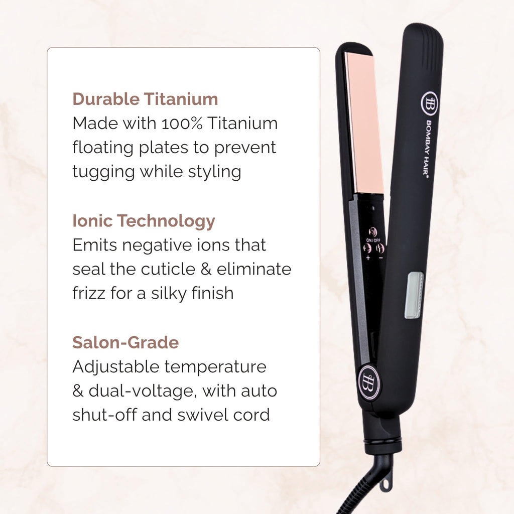 Rose Gold Flat Iron (1")